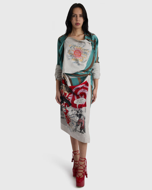 Rare Vivienne Westwood A/W 2005 06 Propaganda Dress
