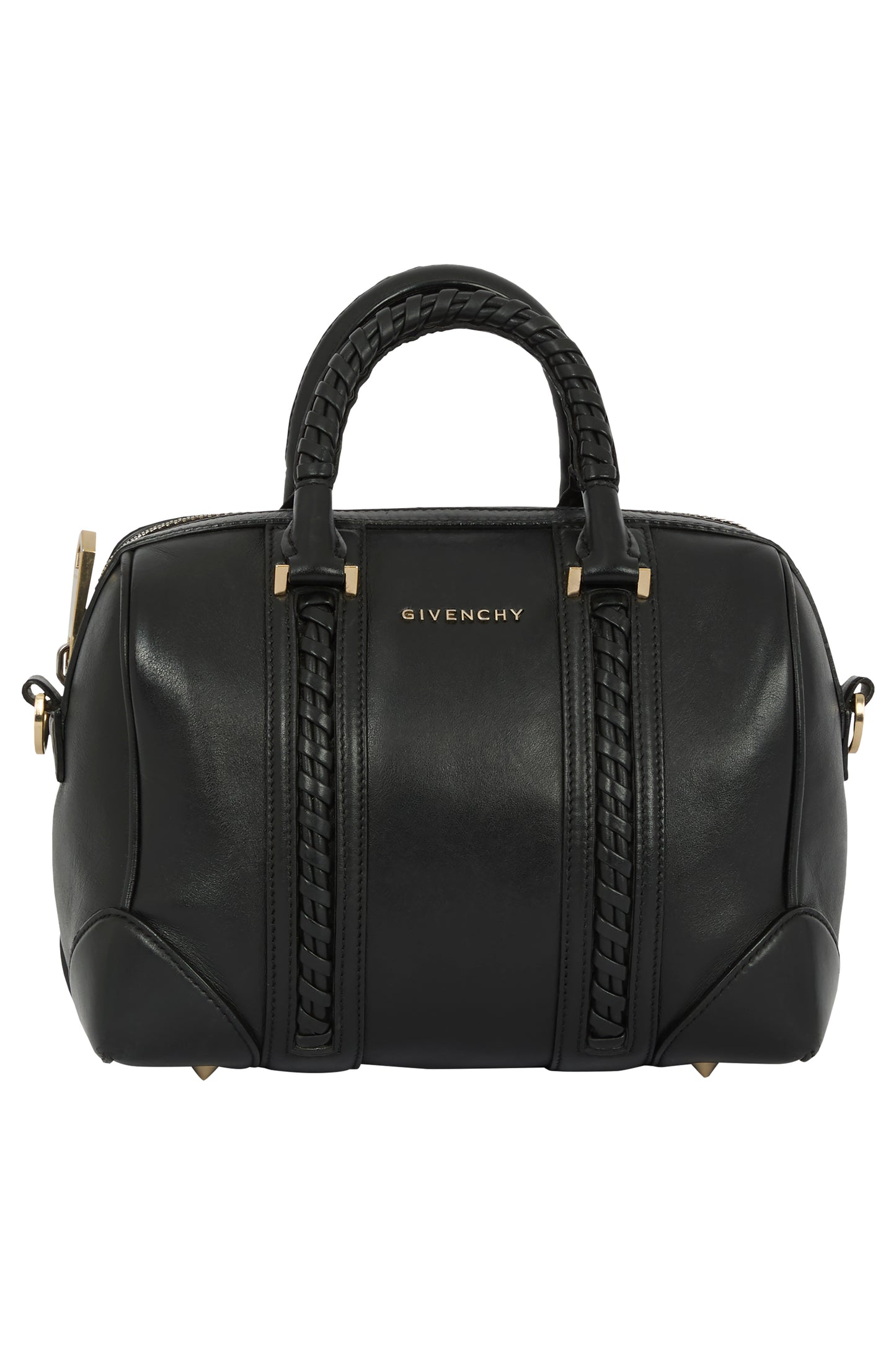 Givenchy Black Leather Bowler Bag