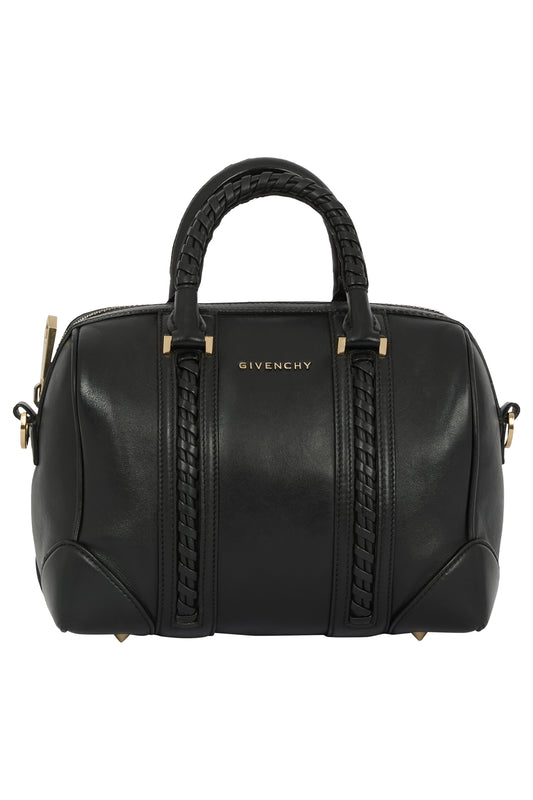 Givenchy Black Leather Bowler Bag