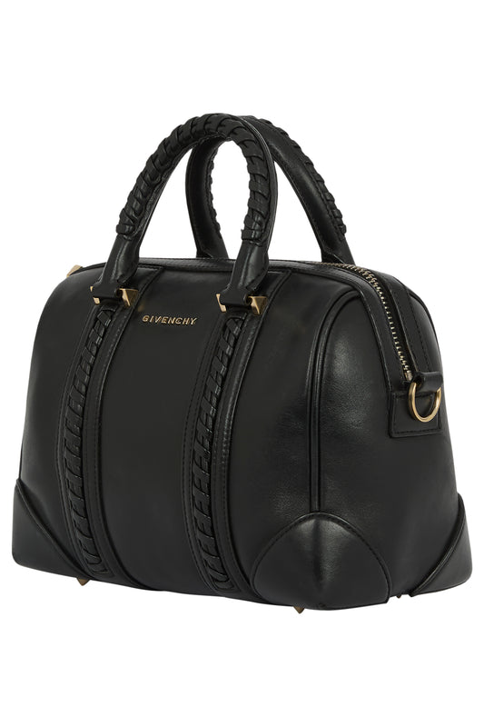 Givenchy Black Leather Bowler Bag