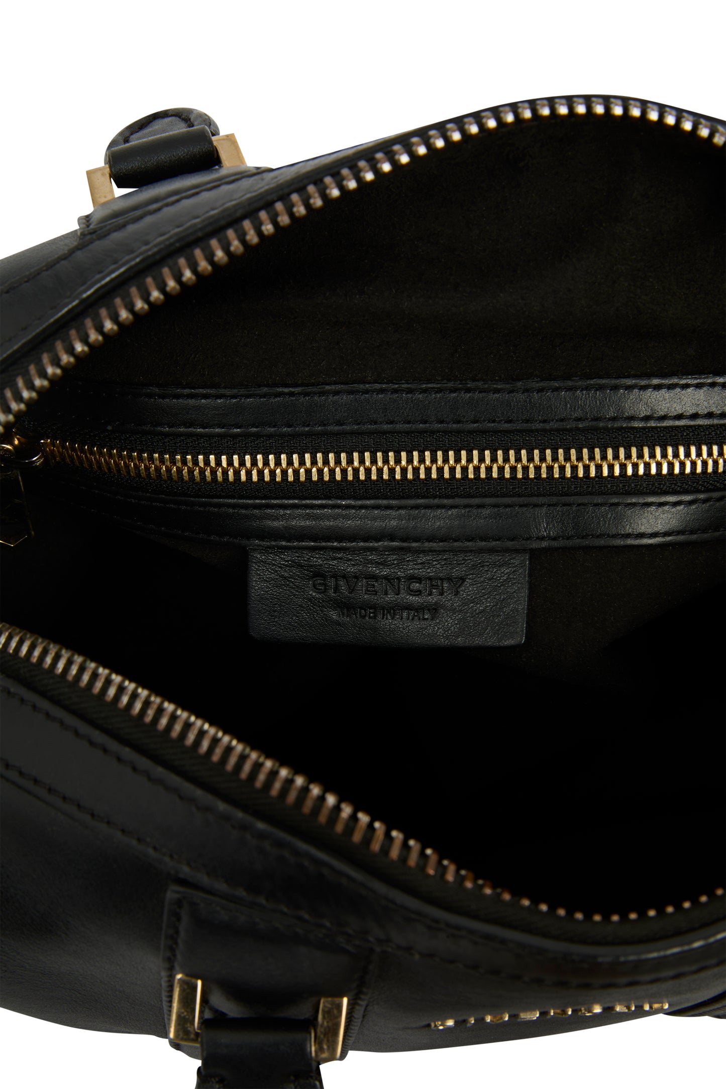 Givenchy Black Leather Bowler Bag