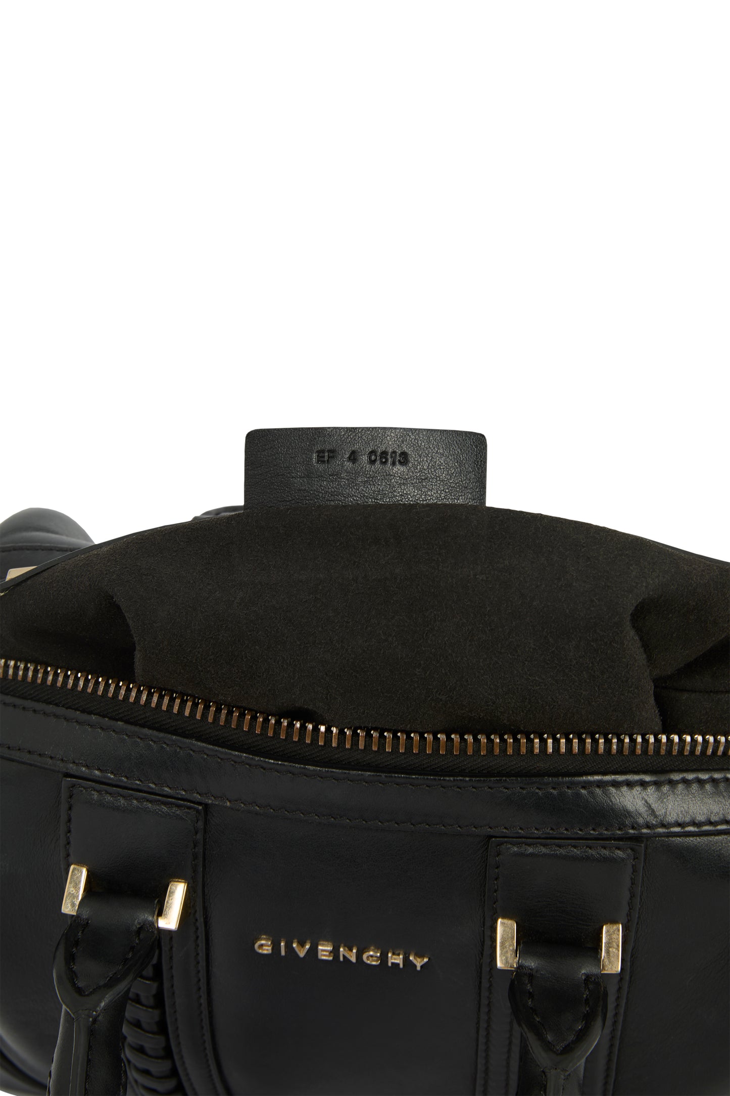 Givenchy Black Leather Bowler Bag
