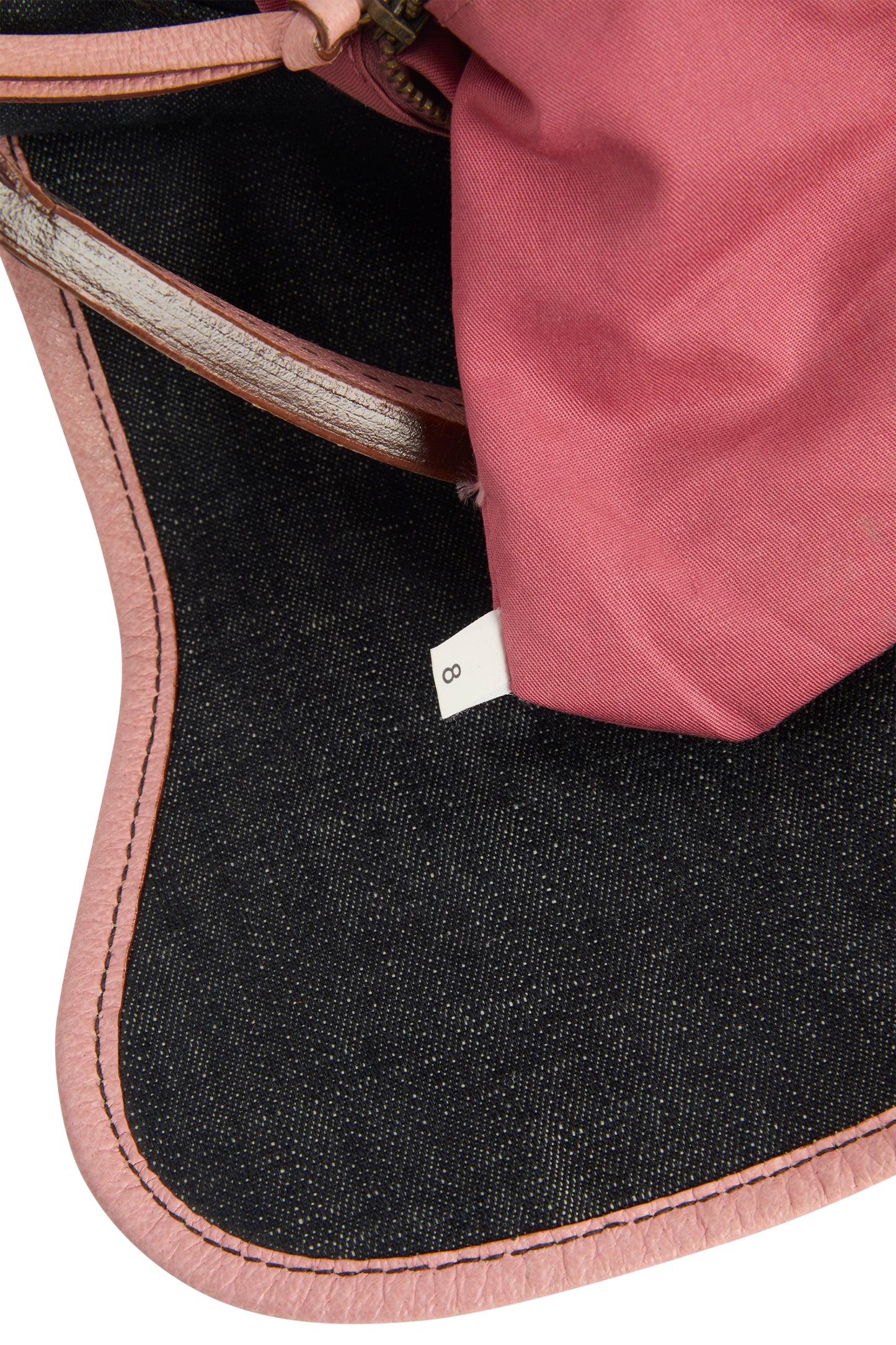 Vintage 2000's Miu Miu Denim Pink Hobo Shoulder Bag