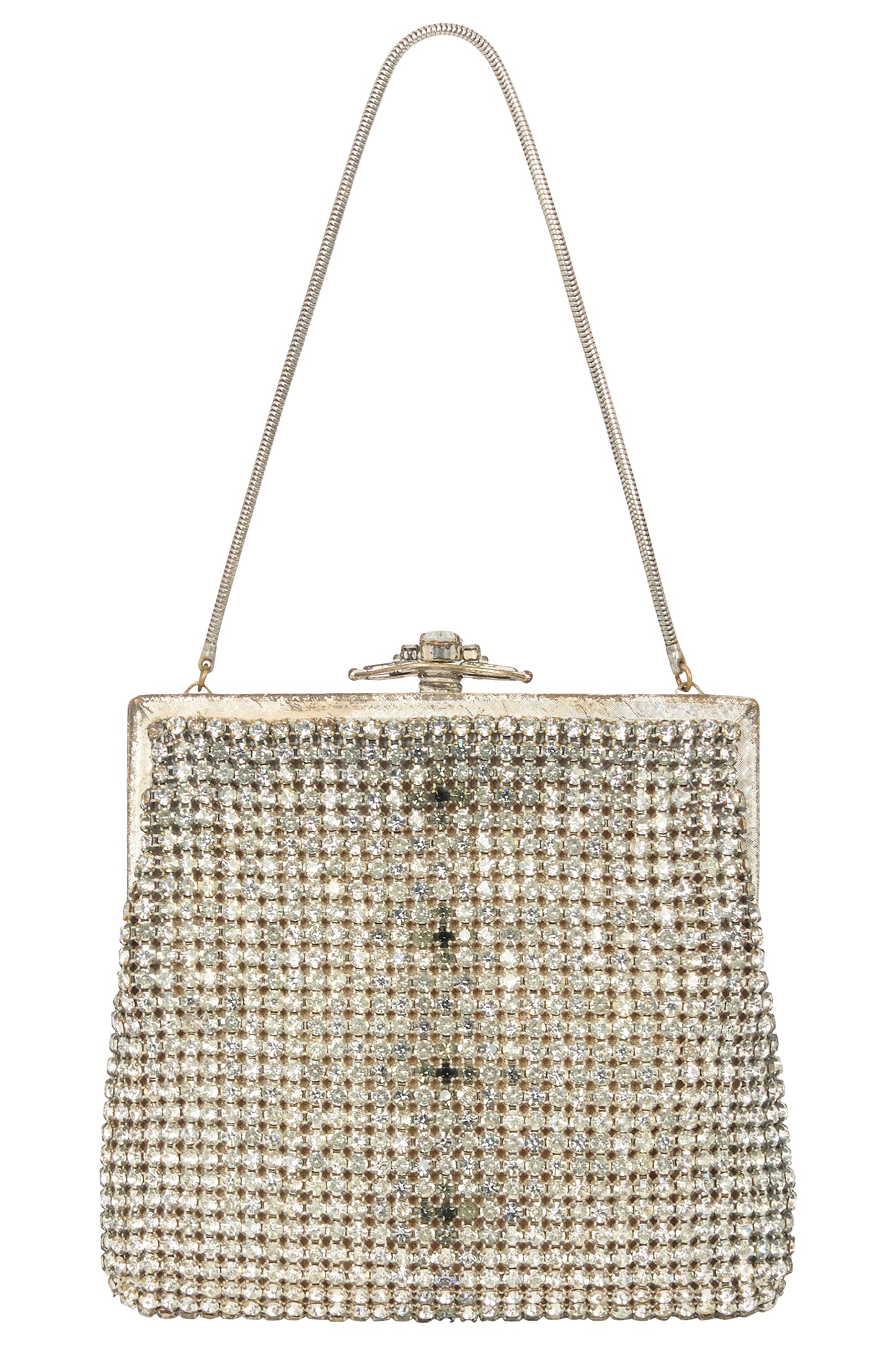 Vintage 1950 Rhinestone Mini Purse