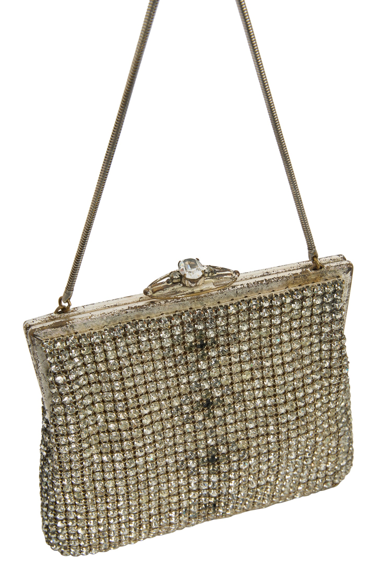 Vintage 1950 Rhinestone Mini Purse