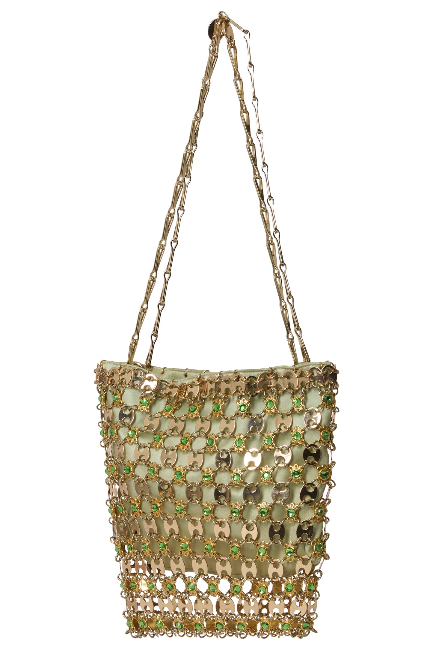 Vintage 1969 Paco Rabanne  Gold Nano Shoulder Bag