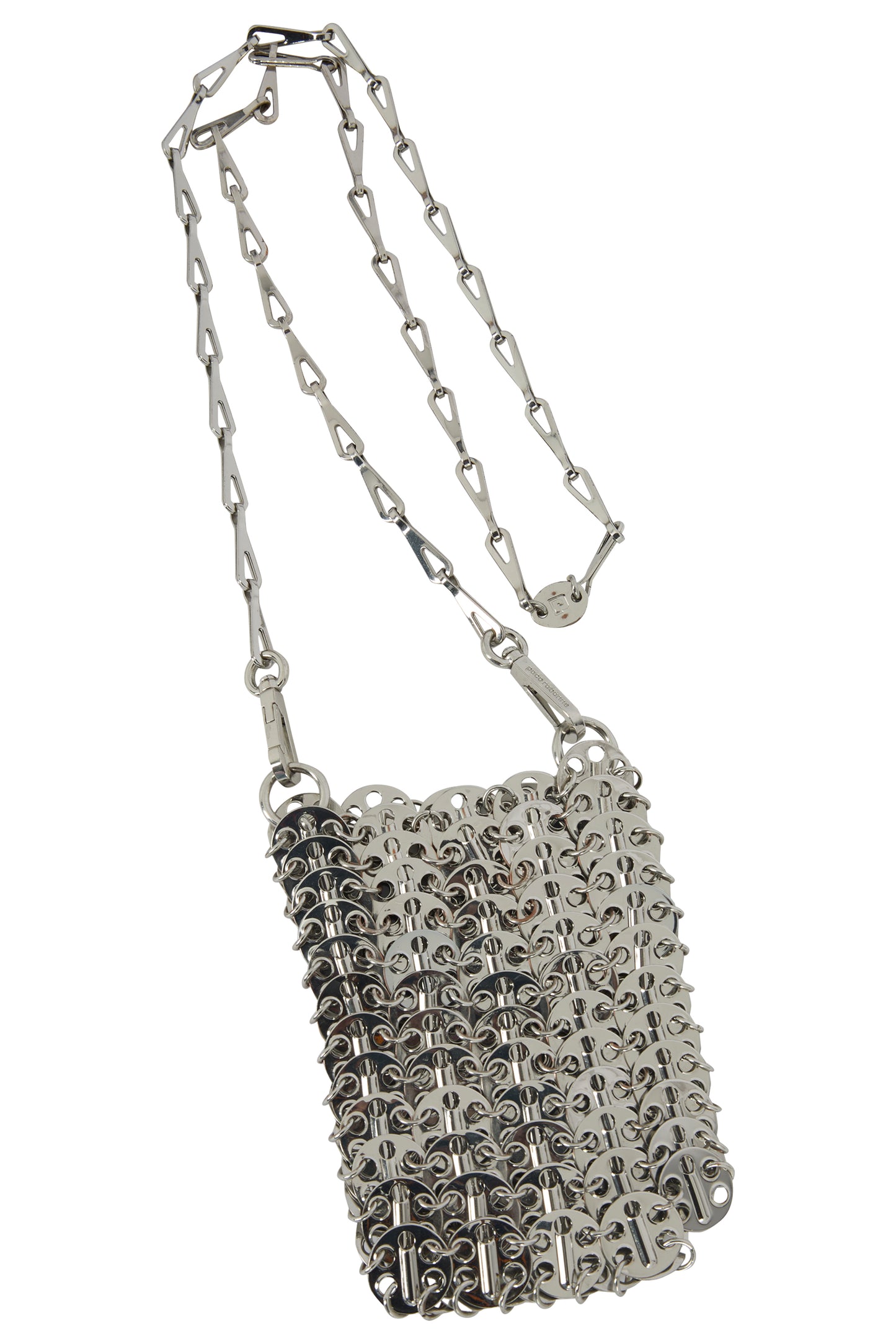 Paco Rabanne Silver Nano Reedition Chainmail Bag