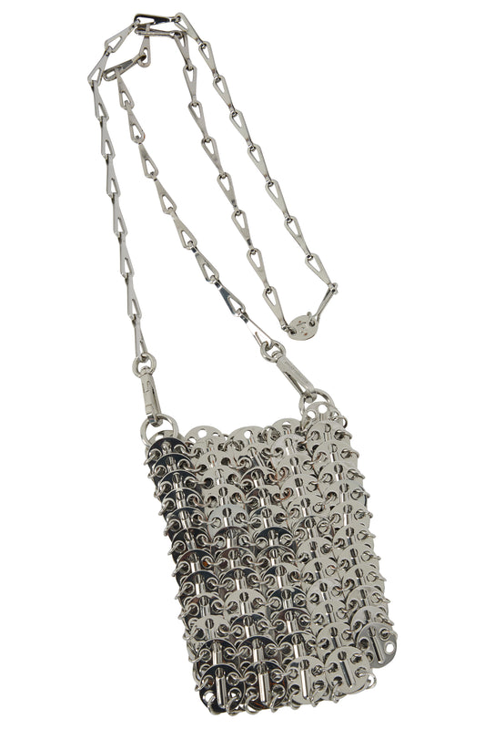 Paco Rabanne Silver Nano  Reedition Chainmail Bag