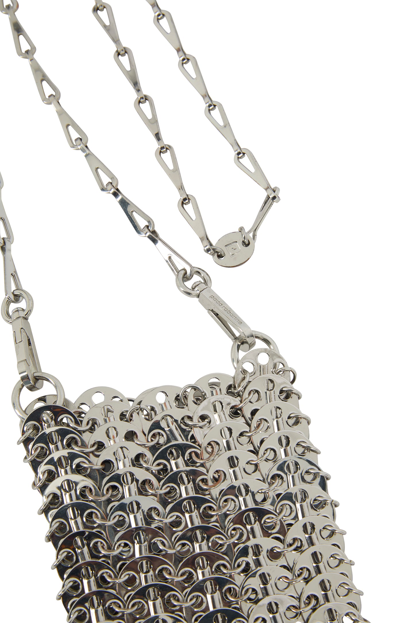 Paco Rabanne Silver Nano Reedition Chainmail Bag