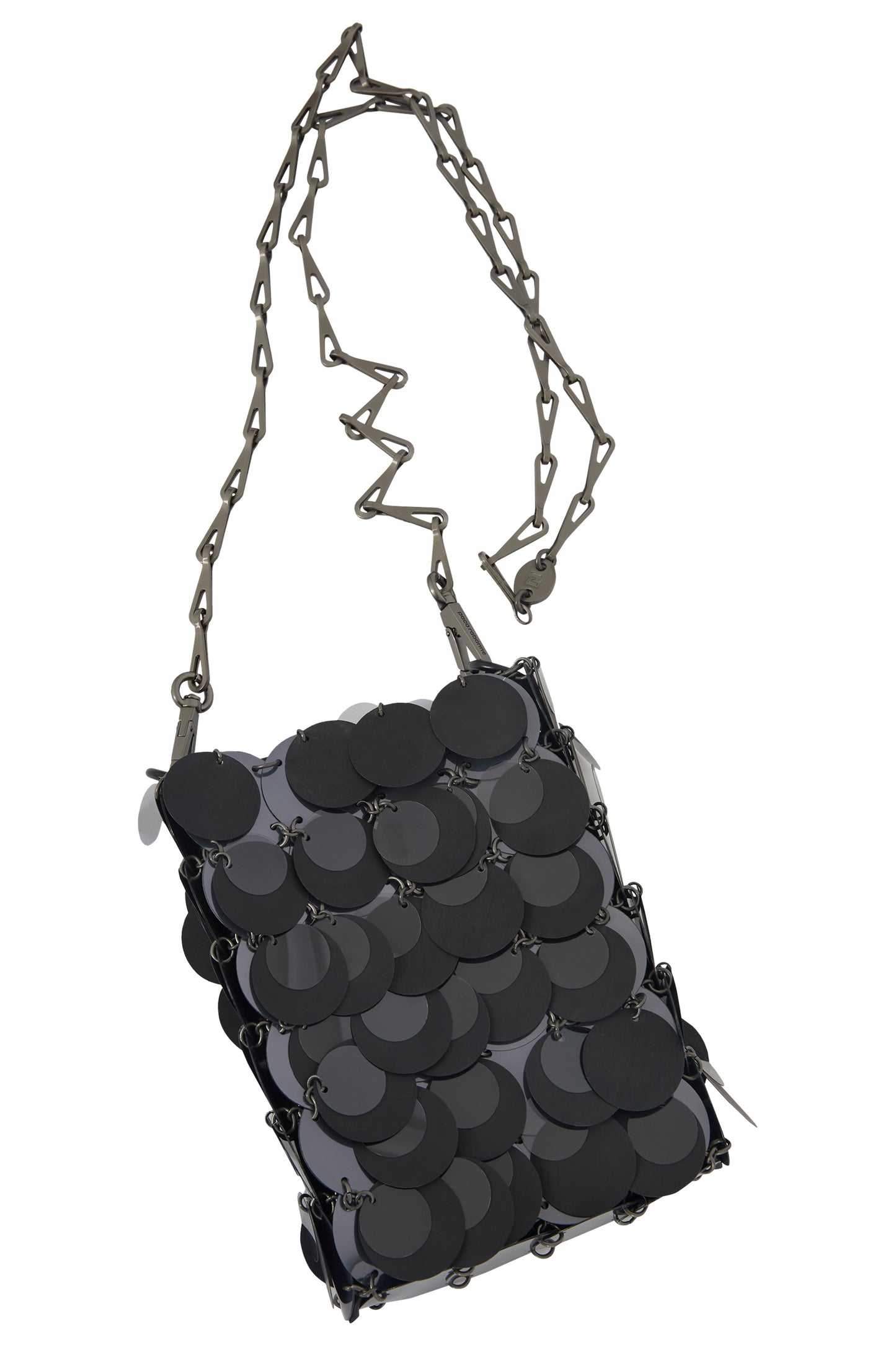 Paco Rabanne Reedition Black Disco Disc Nano Bag