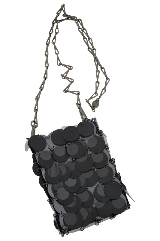 Paco Rabanne Reedition Black Disco Disc Nano Bag