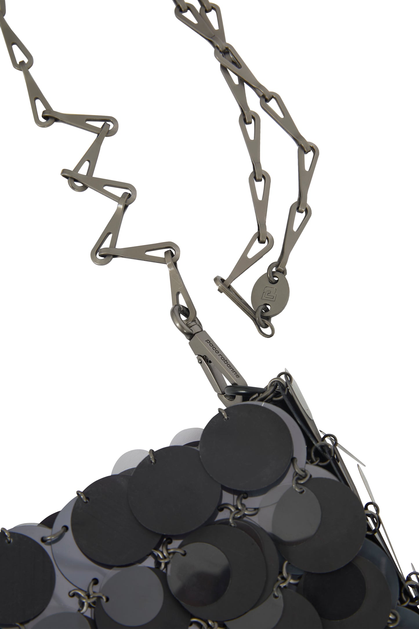 Paco Rabanne Reedition Black Disco Disc Nano Bag