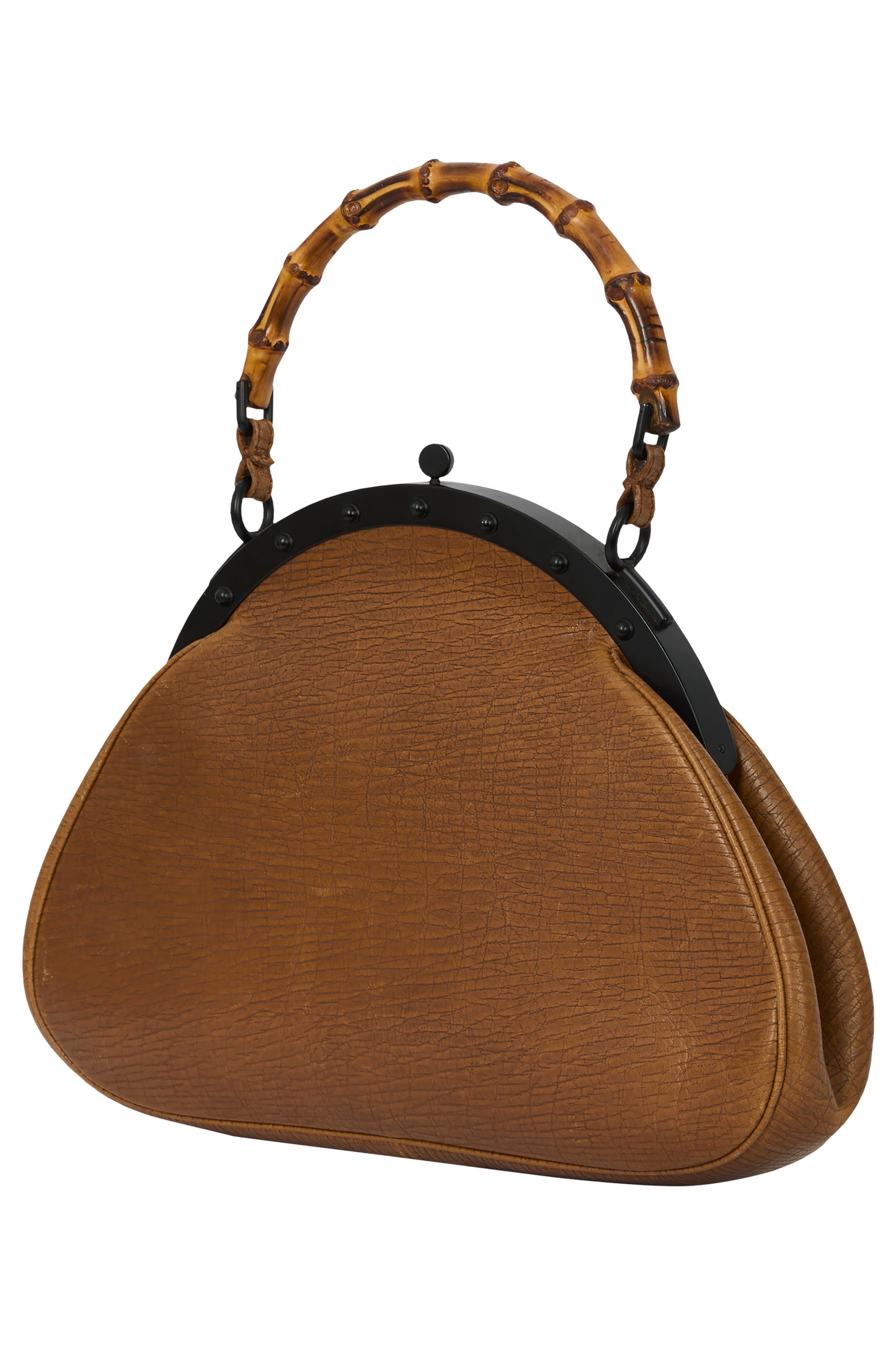 Vintage Gucci S/S 2003 Camel Bamboo Handle Bag