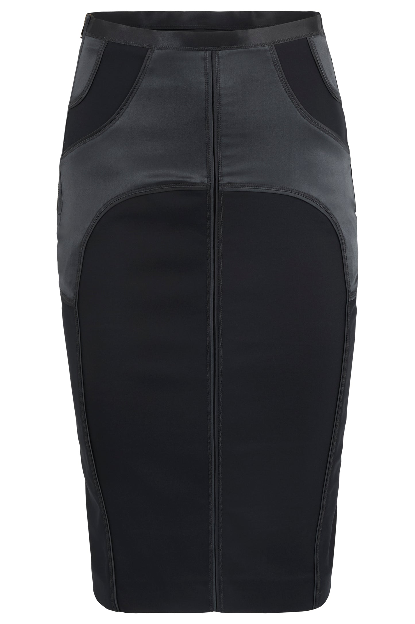 Vintage Gucci F/W 2003 By Tom Ford Satin Silk Grey Co Ord Set