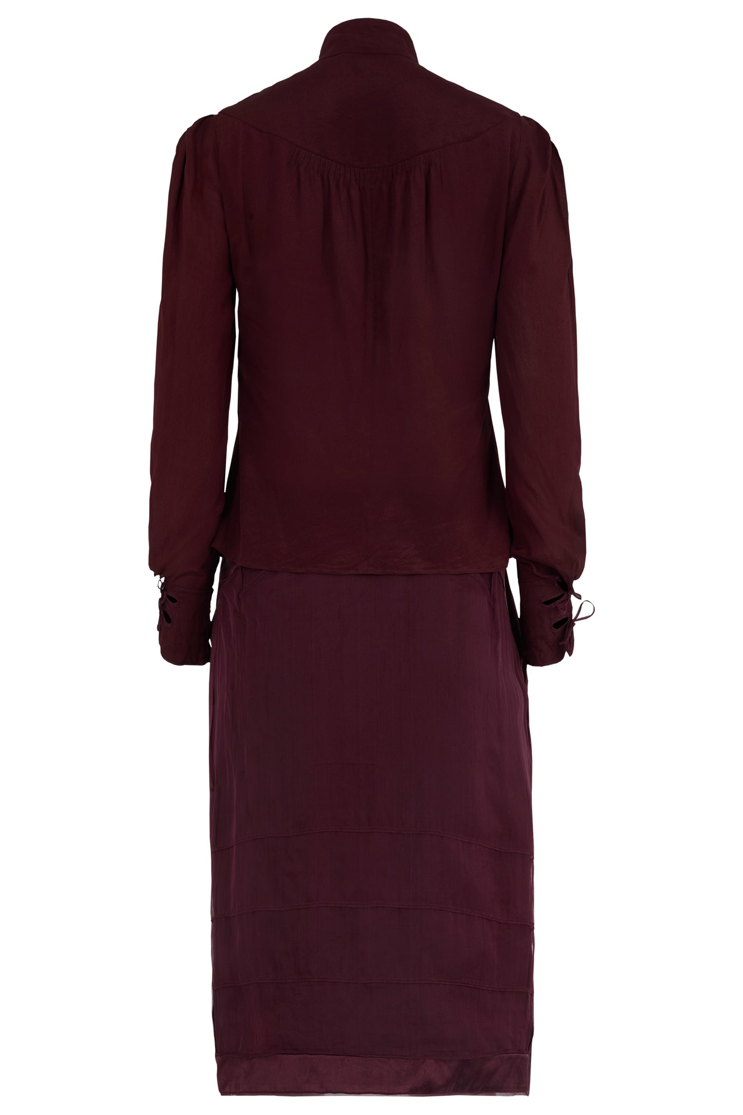 Vintage Yves Saint Laurent Rive Gauche F/W 04 (Look 7) Silk Co-ord Set