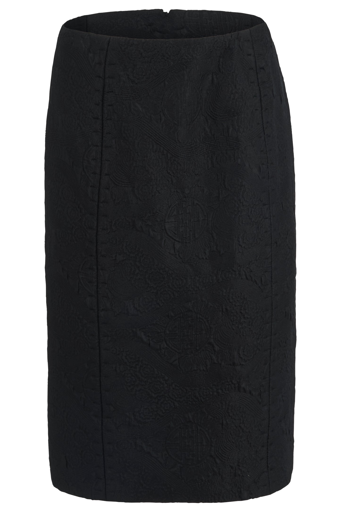 Vintage Yves Saint Laurent F/W 2004 Black Mink Fur Trim Skirt Co Ord Set