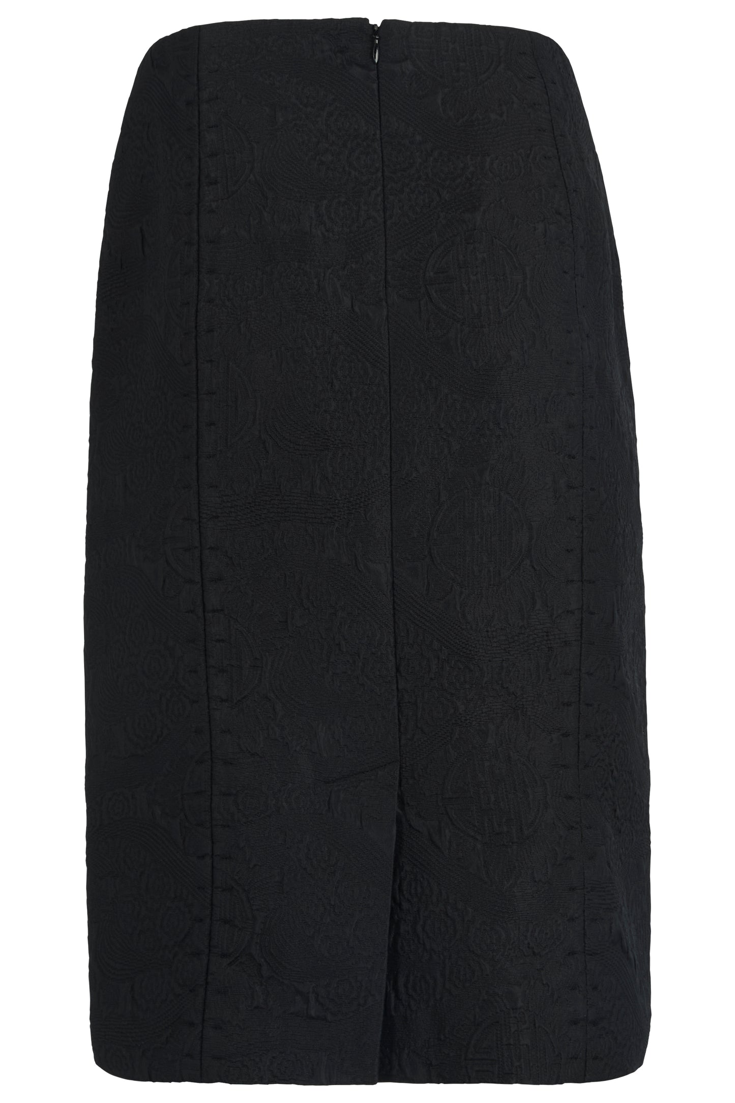 Vintage Yves Saint Laurent F/W 2004 Black Mink Fur Trim Skirt Co Ord Set