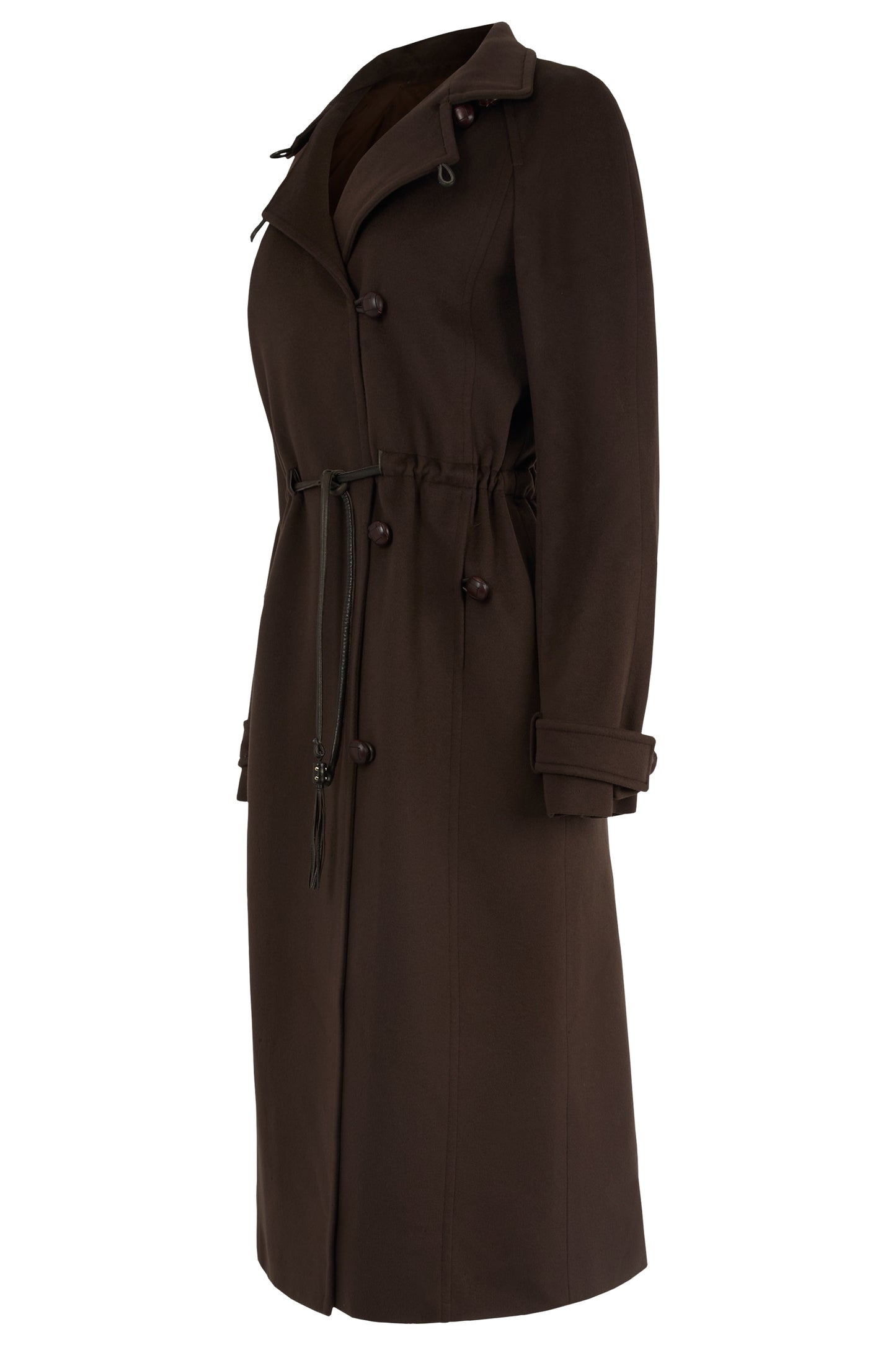 Vintage Yves Saint Laurent F/W 2004 Brown Wool Coat