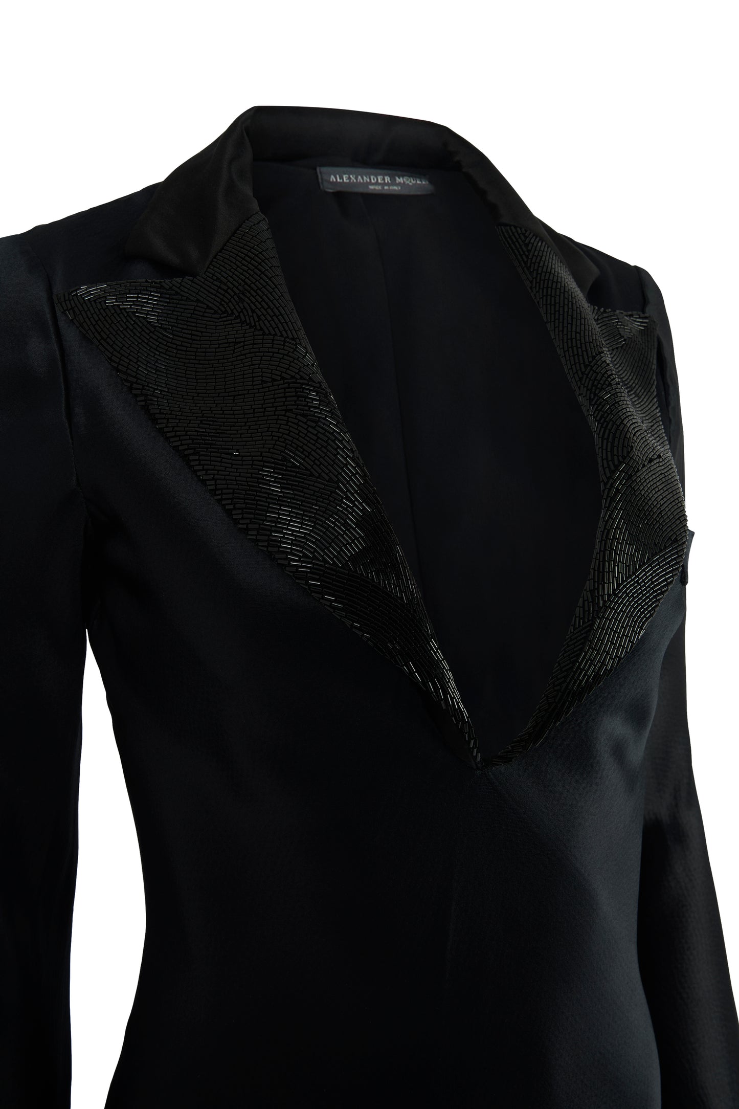 Vintage Alexander McQueen A/W 07 Tuxedo Gown