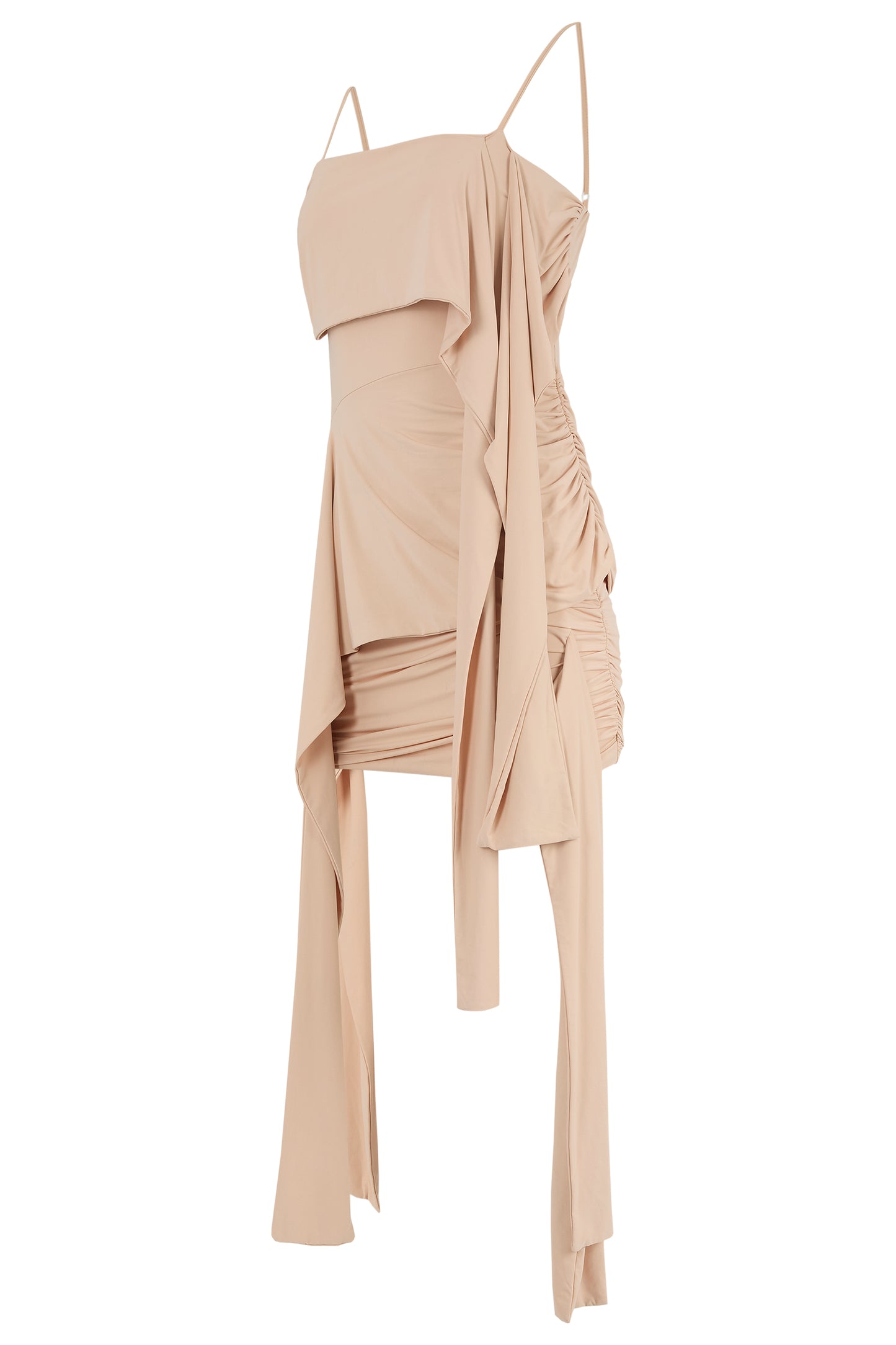 Vintage 2000's Blumarine Pink Nude Drap Dress