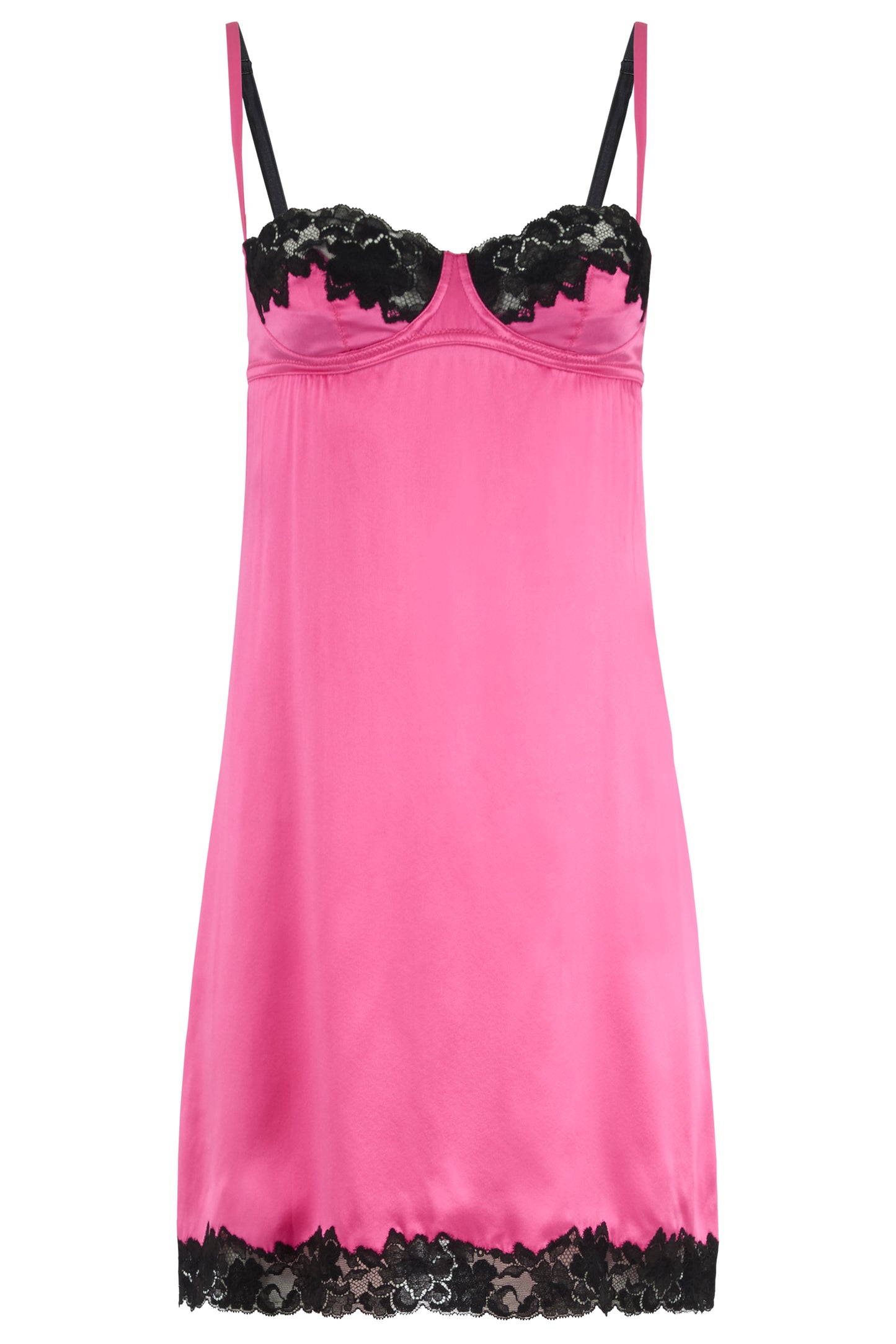 Vintage 1995 Pink Lace Slip Short Dress