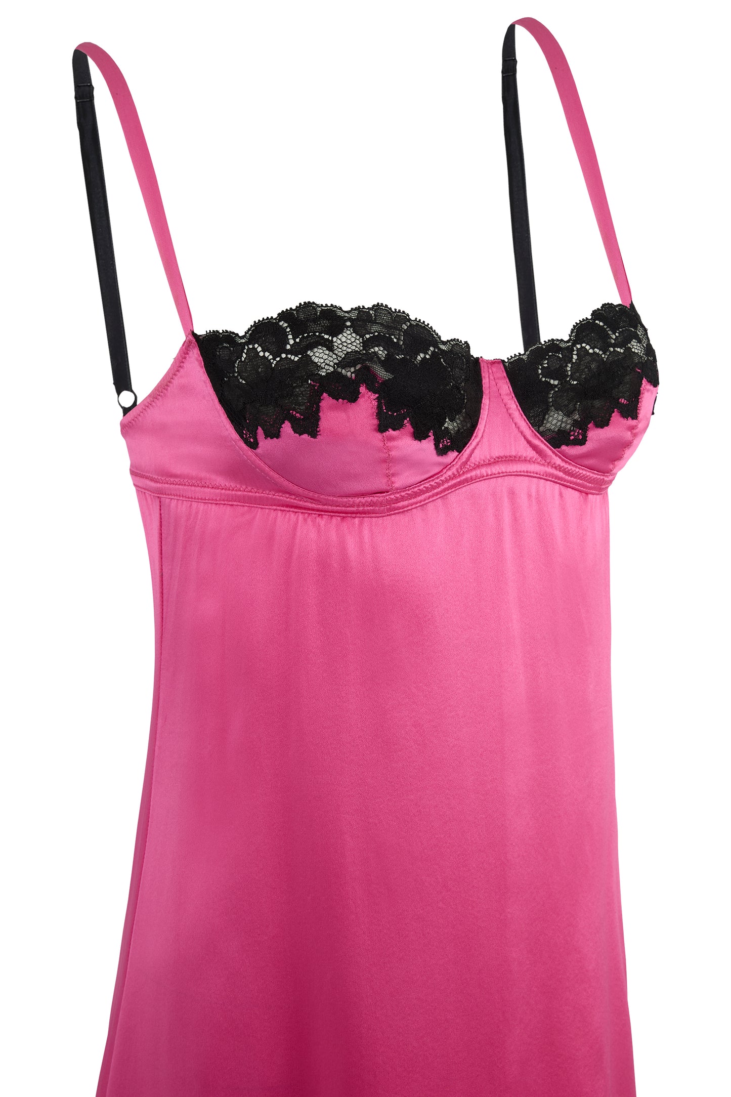 Vintage 1995 Pink Lace Slip Short Dress
