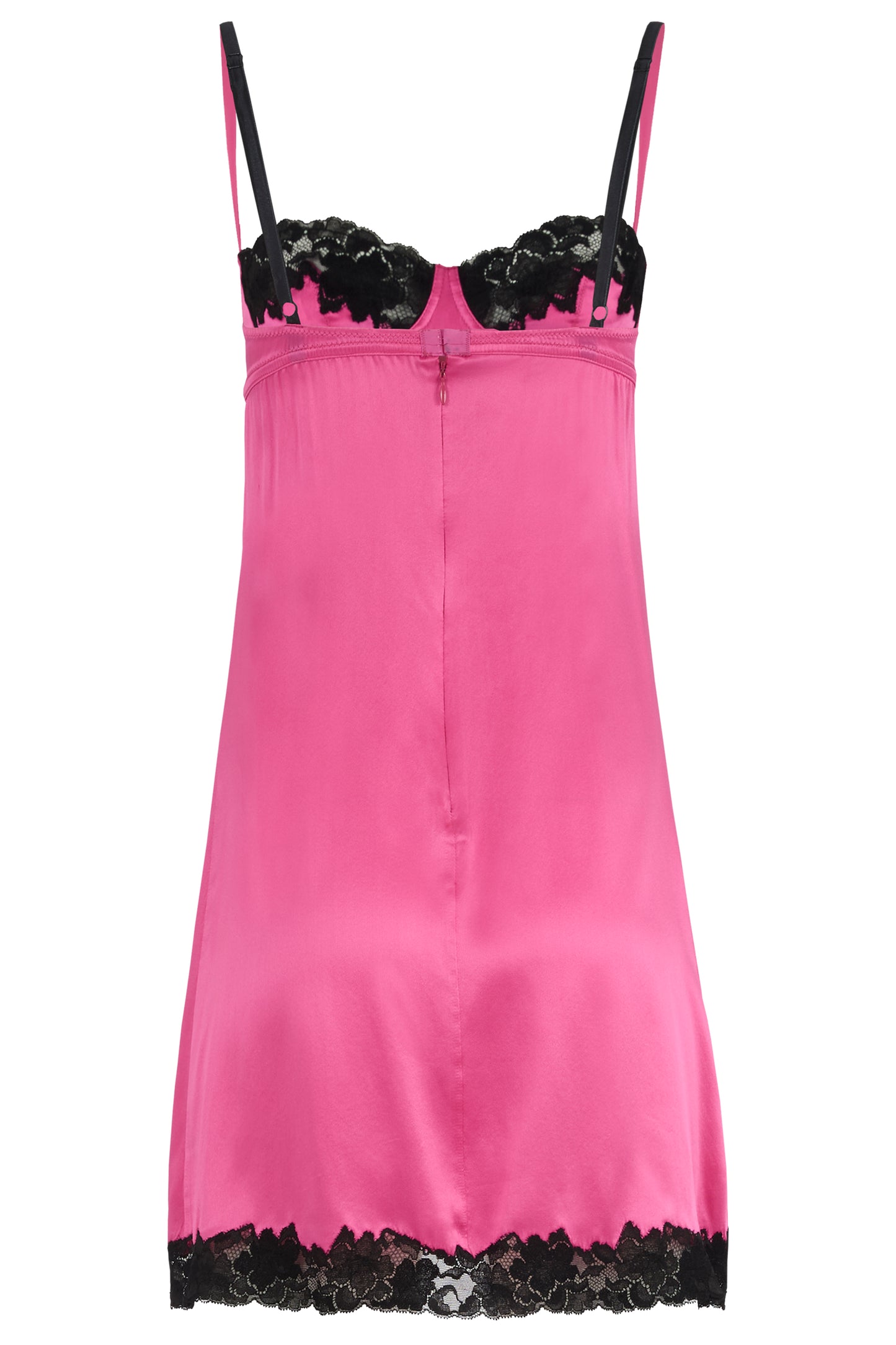 Vintage 1995 Pink Lace Slip Short Dress