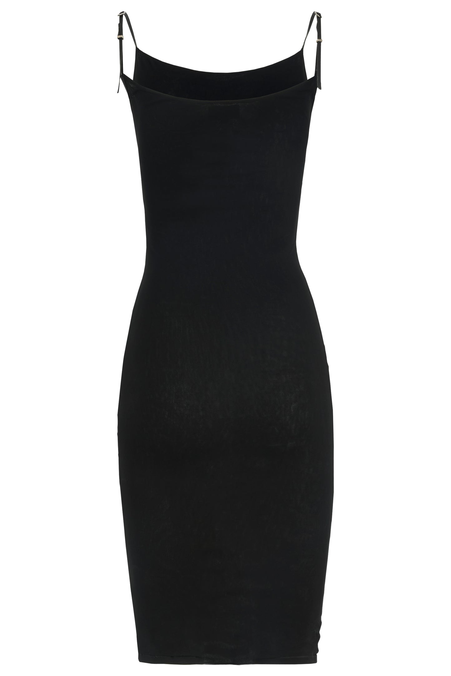 Vintage Gucci by Tom Ford 1998 Black Leather Strap Dress