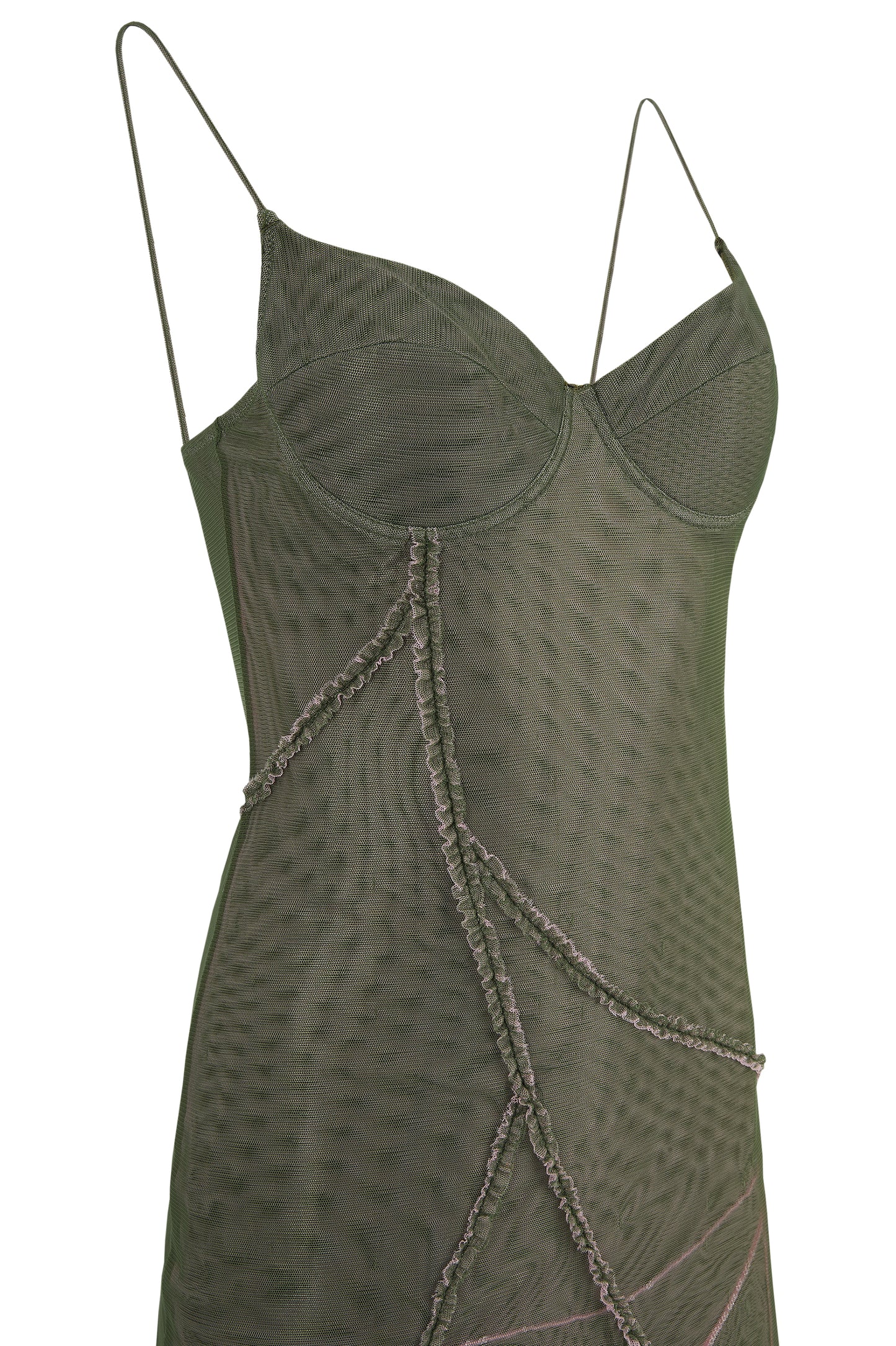 Vintage 2002 Versace Mesh Chiffon Dress