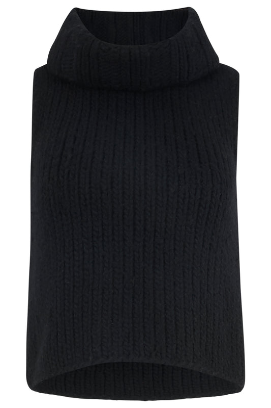 Vintage 1990's Gucci Black Wool Turtleneck Knit