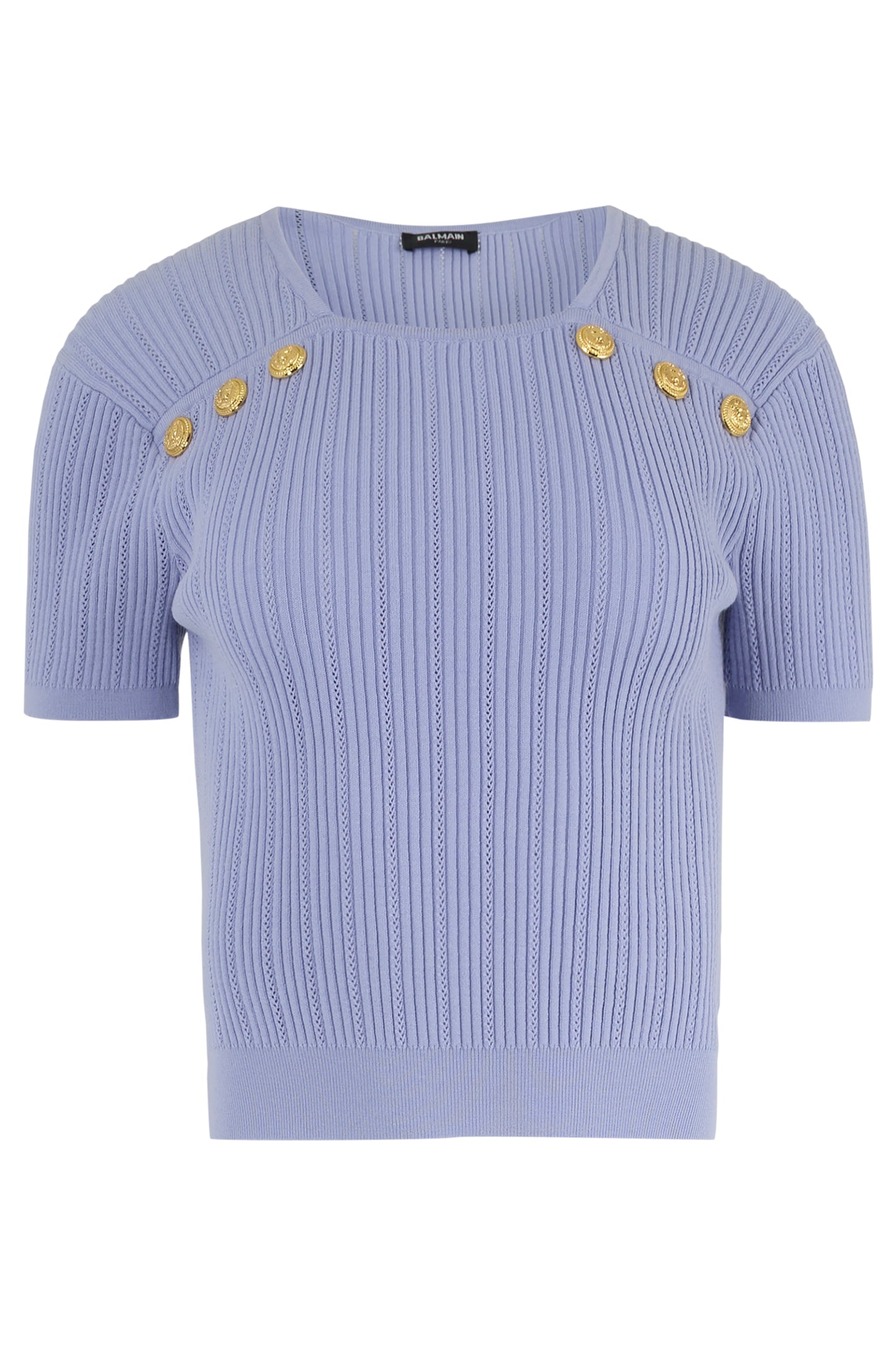 Vintage 2000's Balmain Lilac Ribbed Top