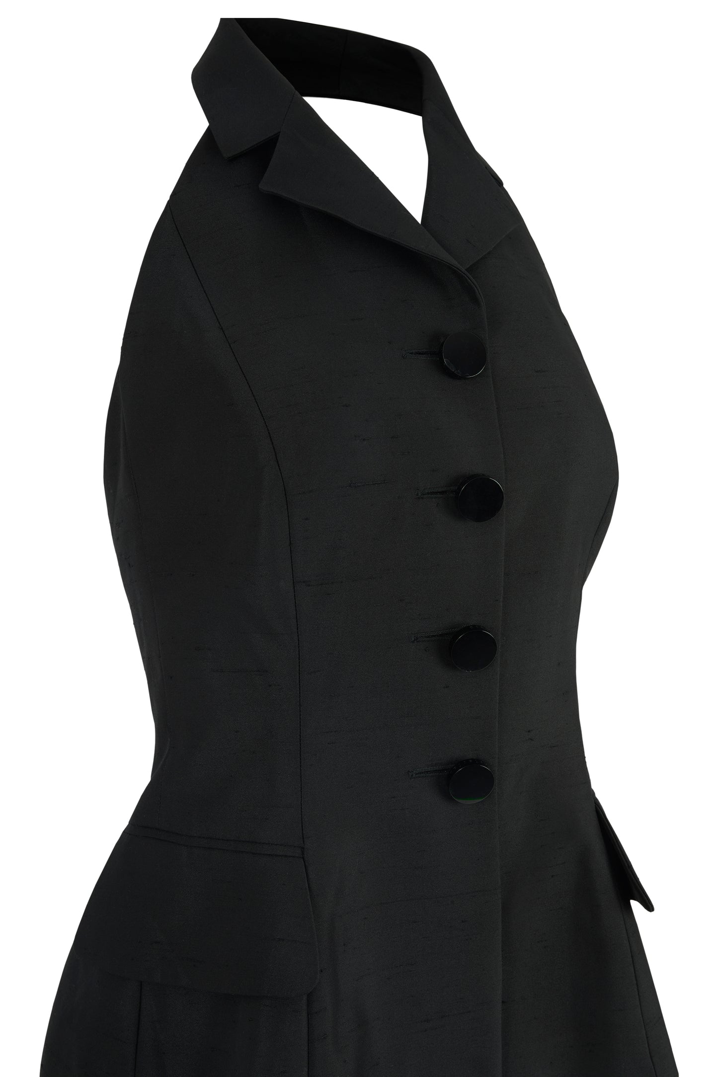 Vintage Christian Dior Boutique 1998 Halterneck Silk Waistcoat