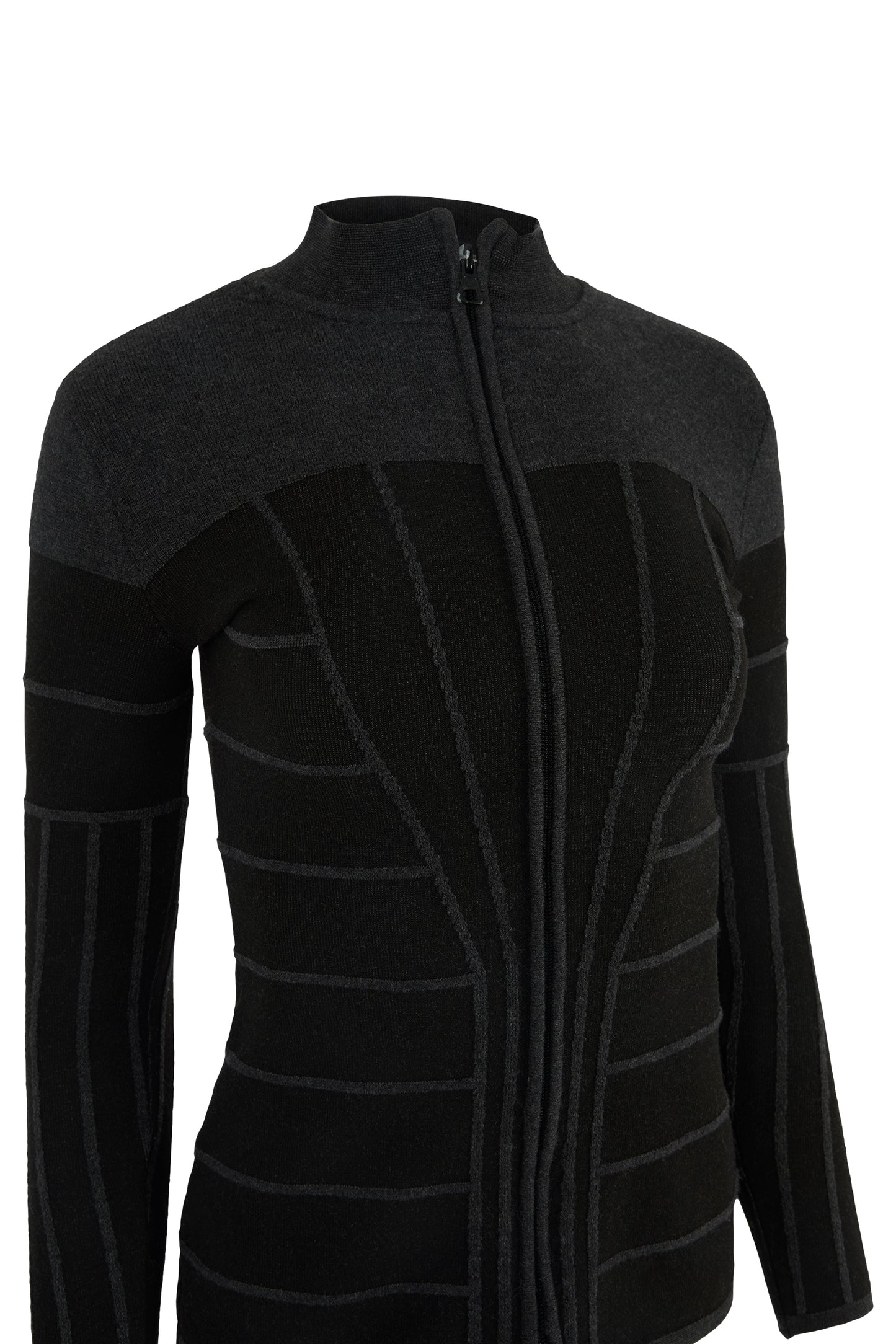 Vintage Montana Bodycon Zip up Gilet