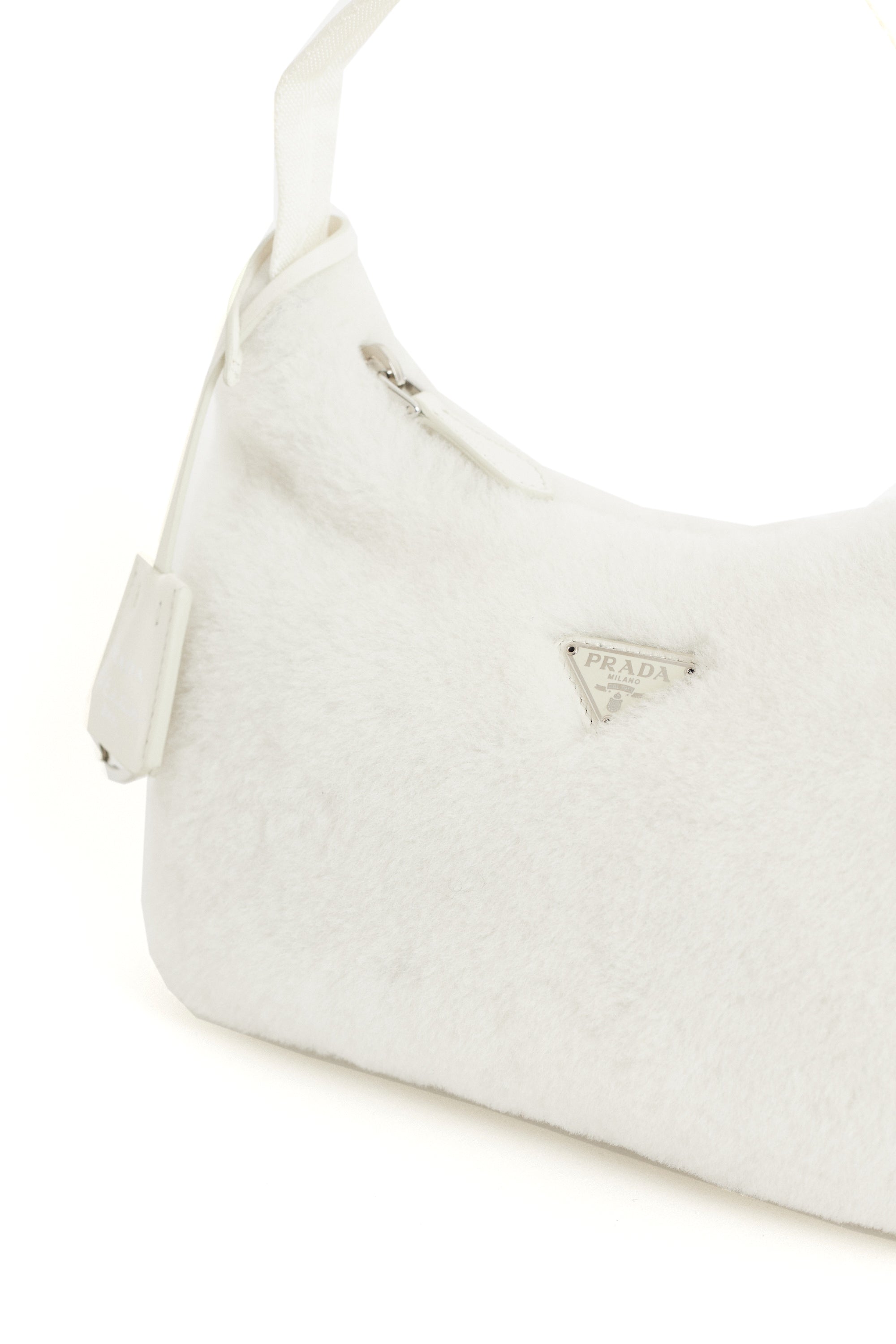 Prada hobo online white