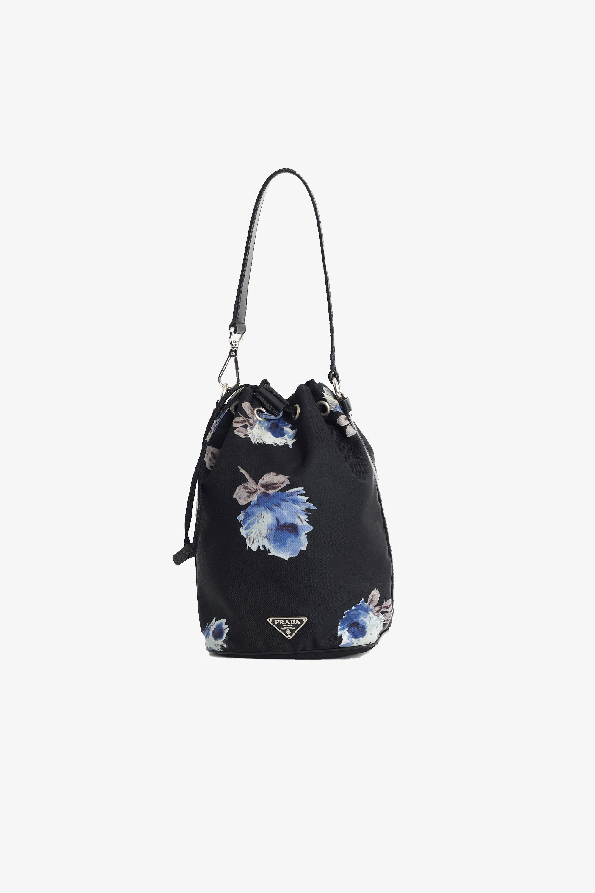 Prada tessuto bucket online bag