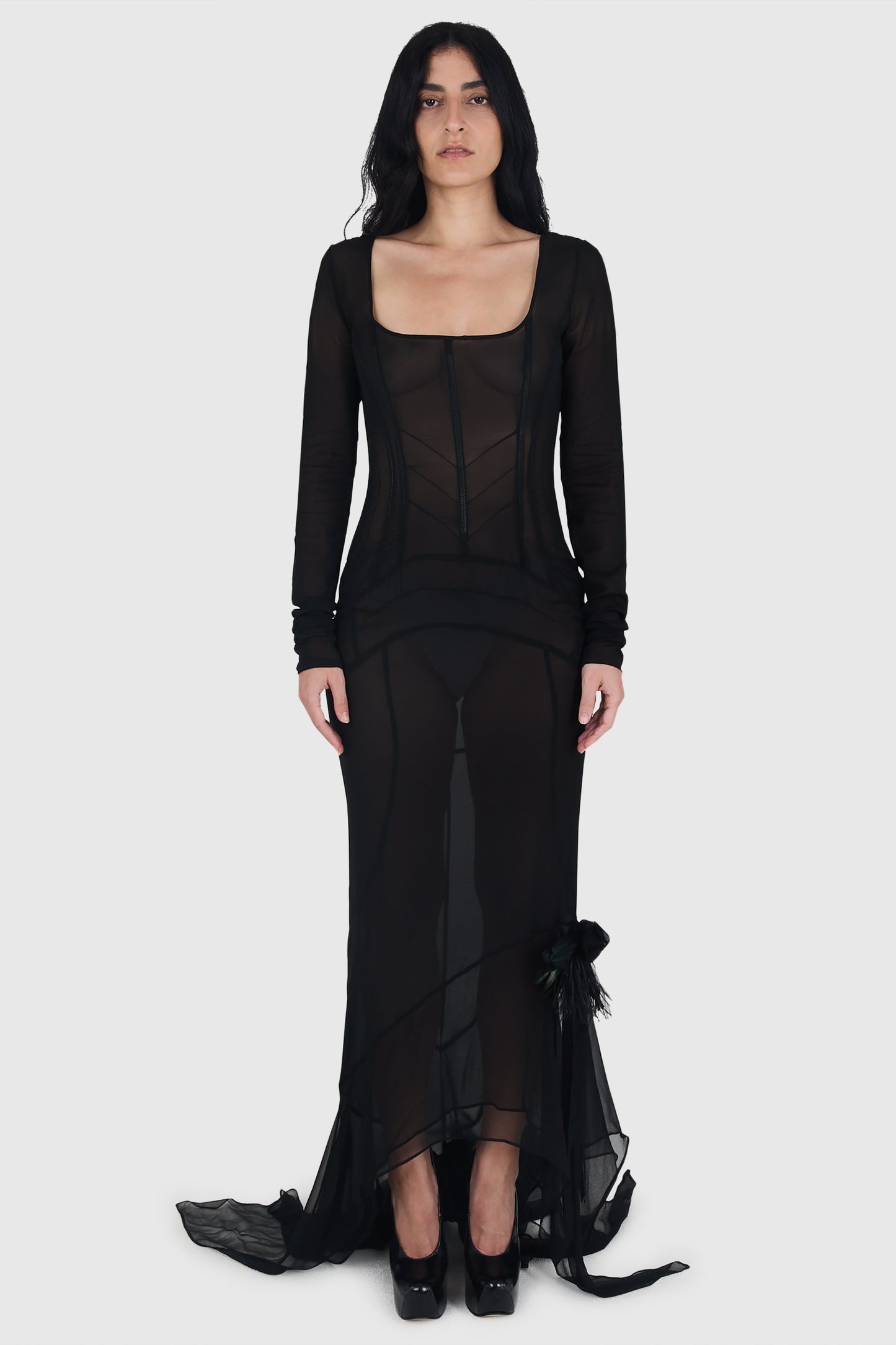 Vintage Dolce and Gabbana F/W 1997 Silk Dress