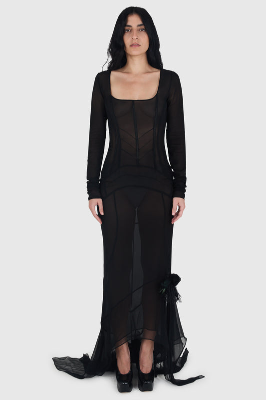 Vintage Dolce and Gabbana F/W 1997 Silk Dress