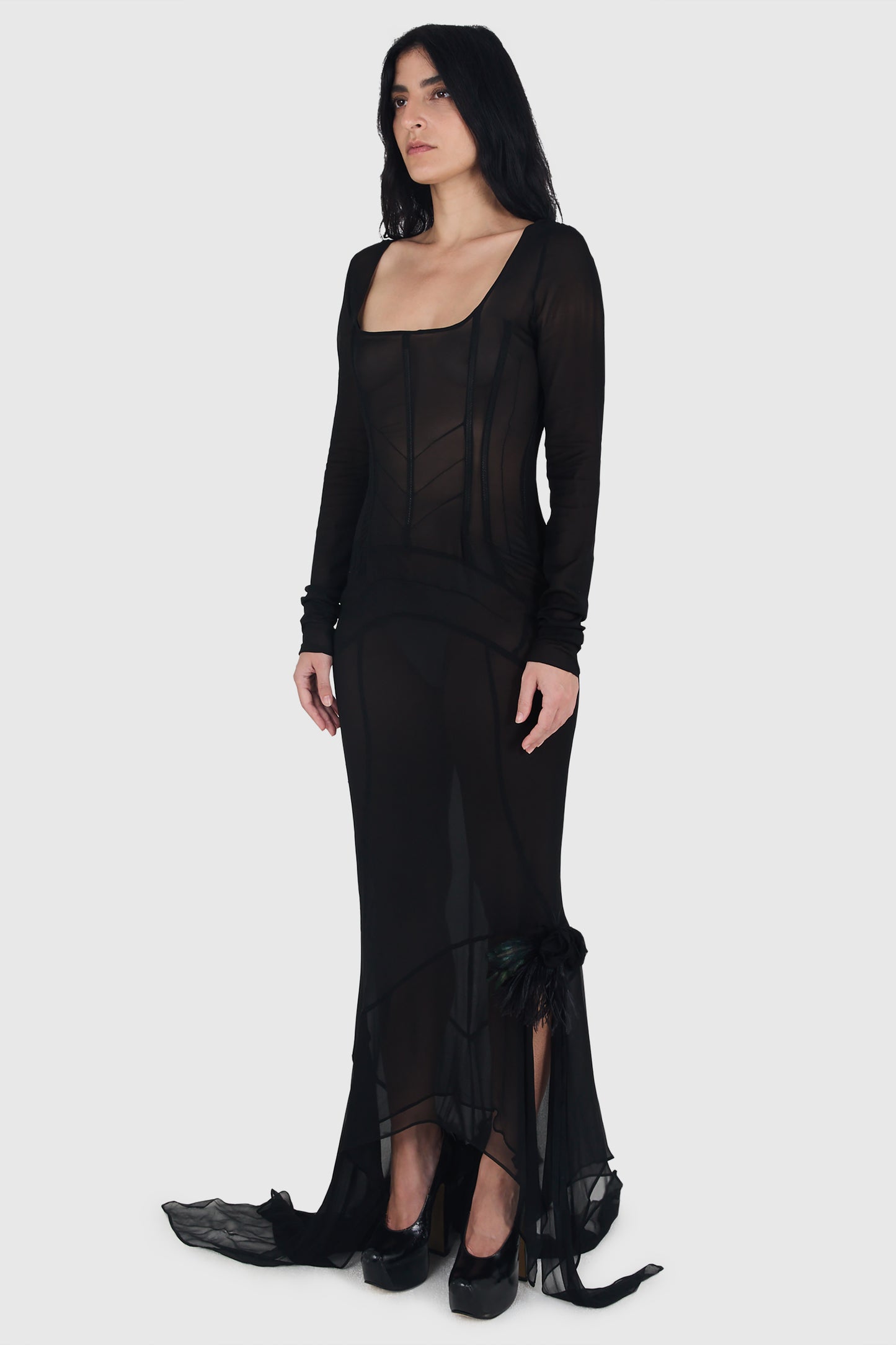 Vintage Dolce and Gabbana F/W 1997 Silk Dress