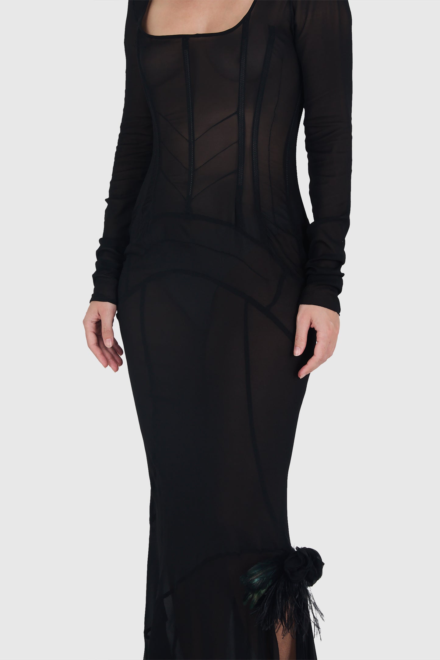 Vintage Dolce and Gabbana F/W 1997 Silk Dress