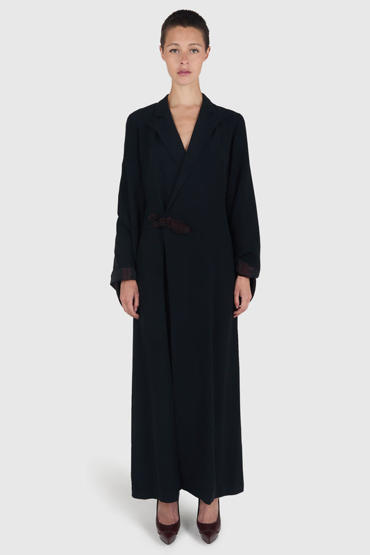 Vintage Jean Paul Gaultier F/W 1997-98 Long Black Kimono