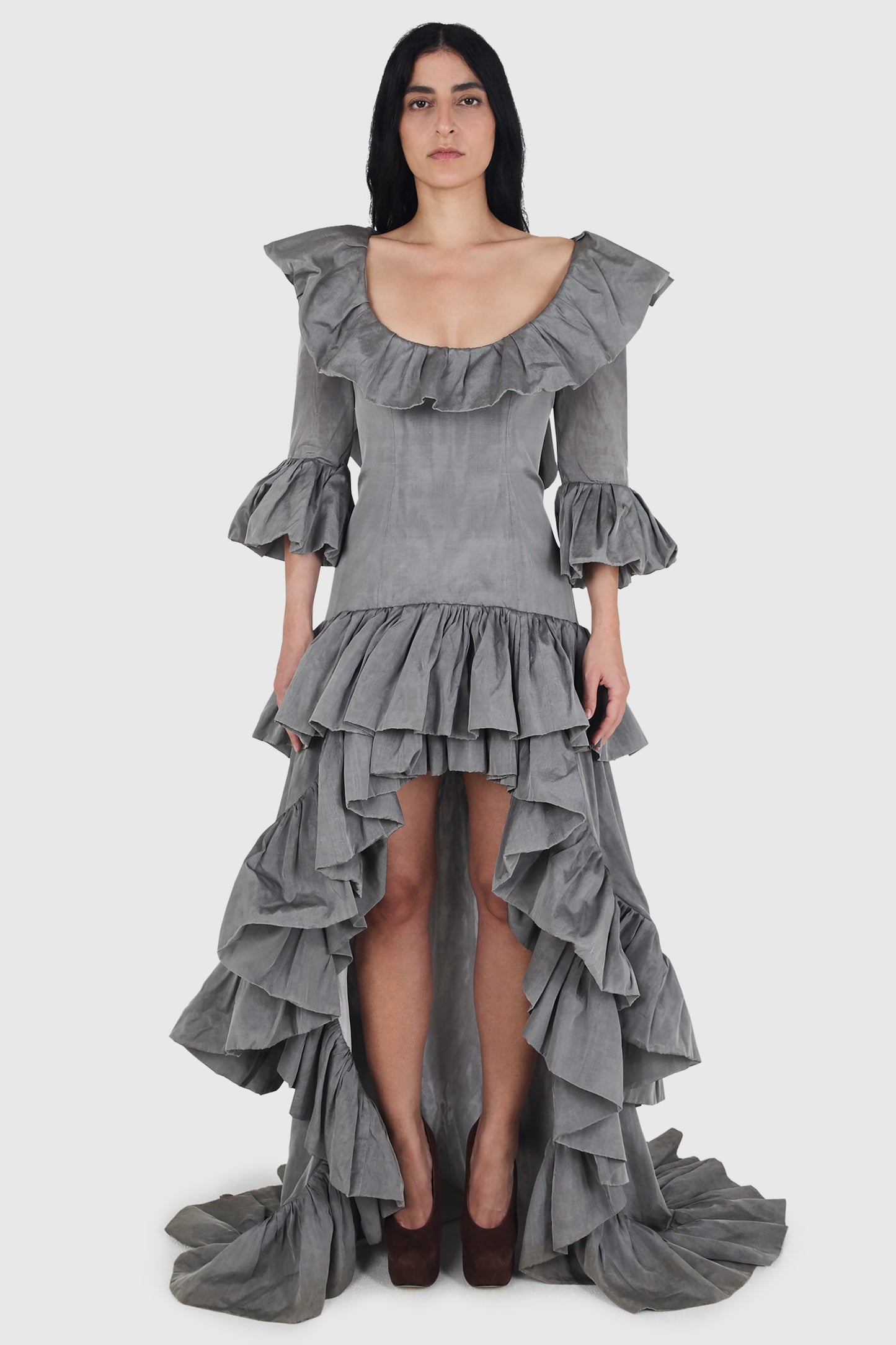 Vintage Vivienne Westwood S/S 2010 Convertible Ruffled Gown