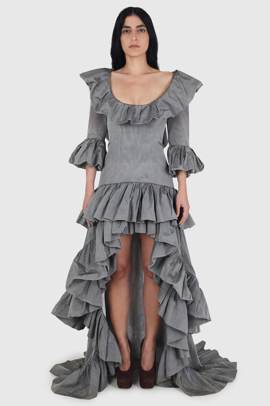 Vintage Vivienne Westwood S/S 2010 Convertible Ruffled Gown