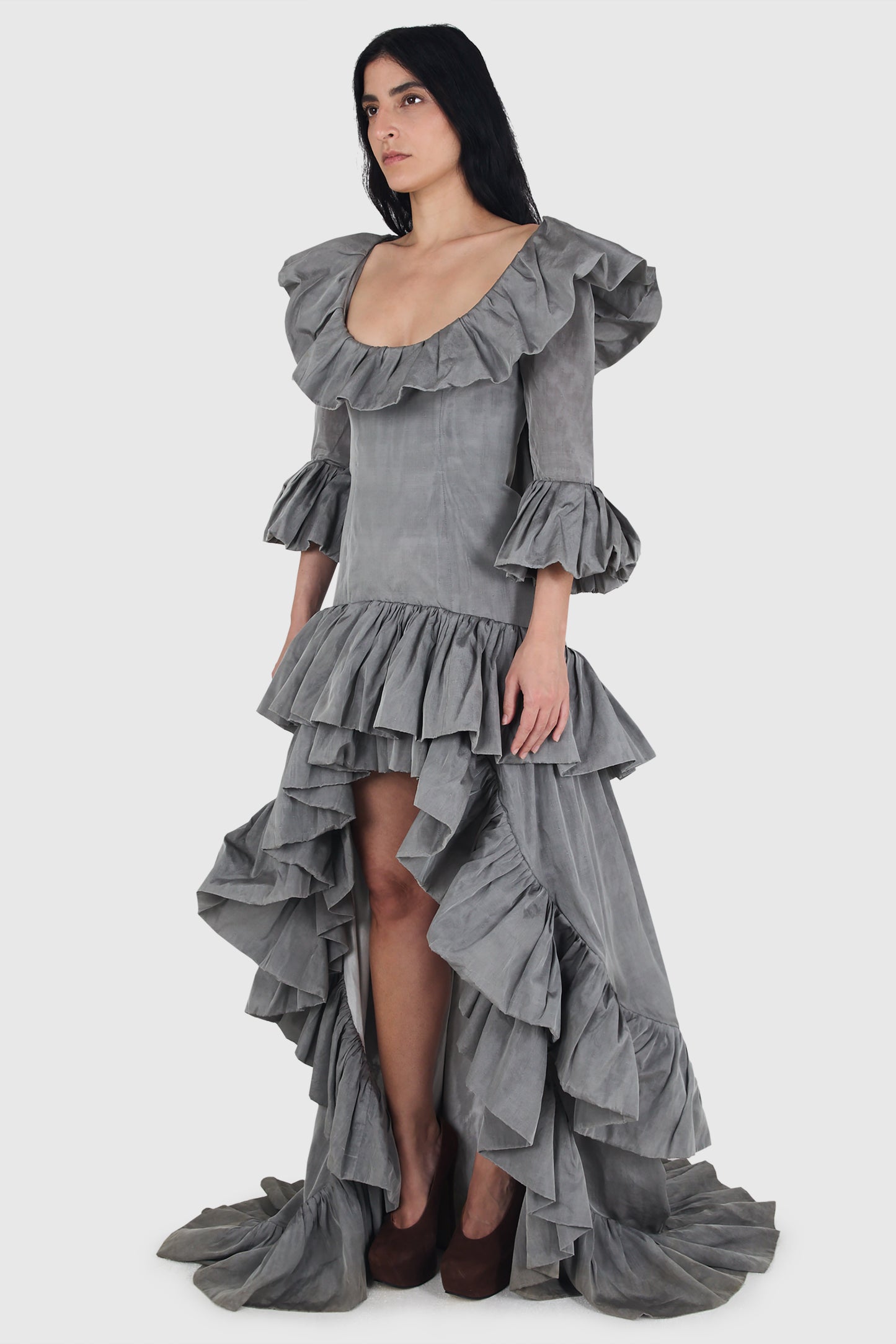 Vintage Vivienne Westwood S/S 2010 Convertible Ruffled Gown