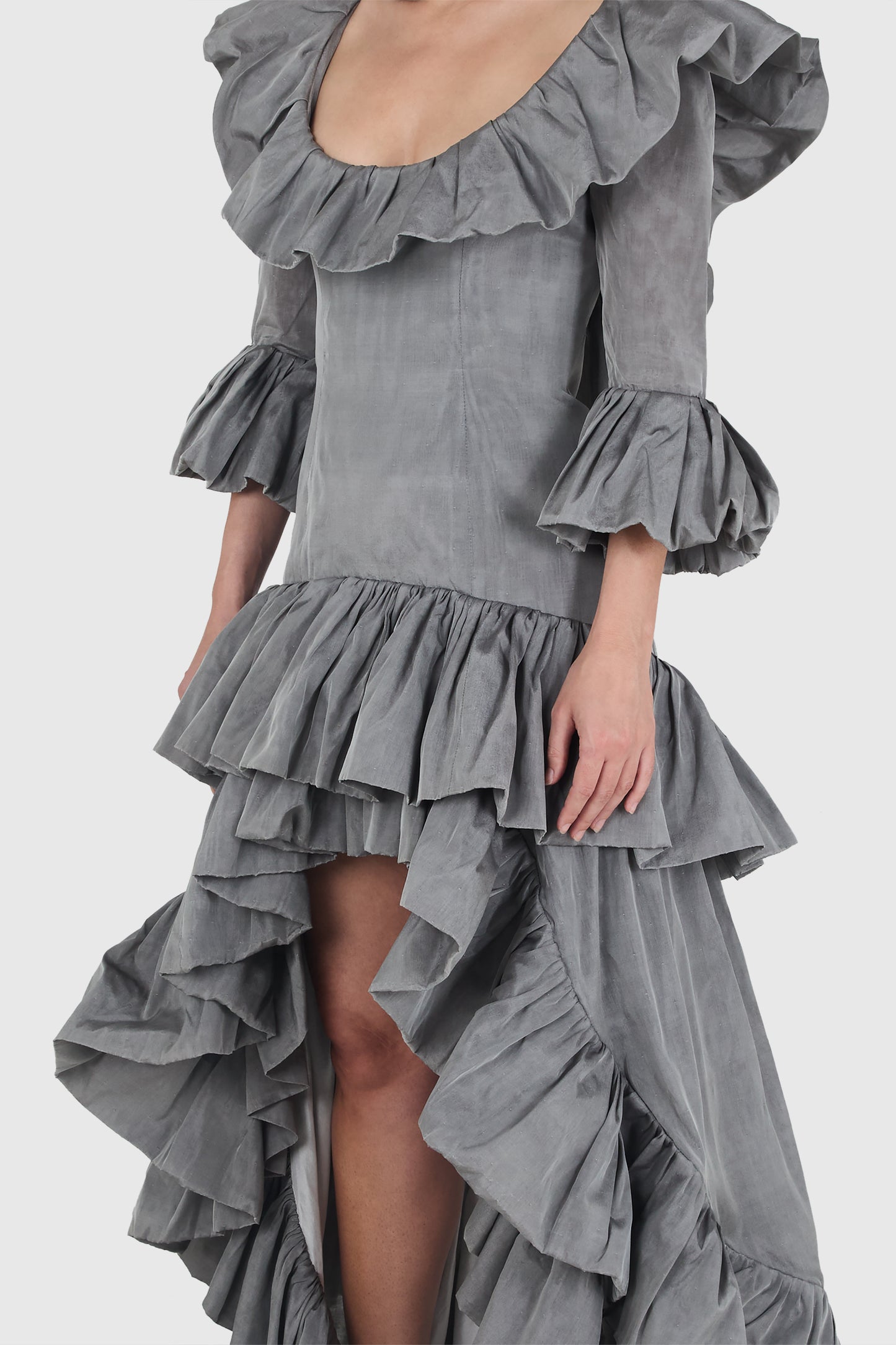 Vintage Vivienne Westwood S/S 2010 Convertible Ruffled Gown