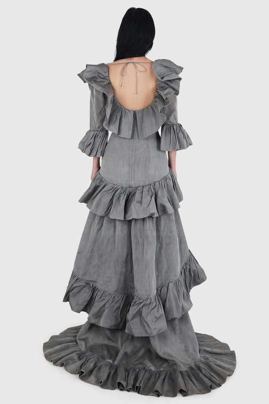 Vintage Vivienne Westwood S/S 2010 Convertible Ruffled Gown