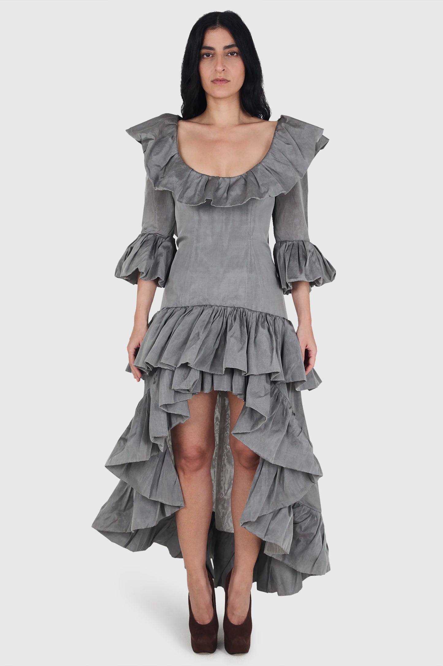 Vintage Vivienne Westwood S/S 2010 Convertible Ruffled Gown