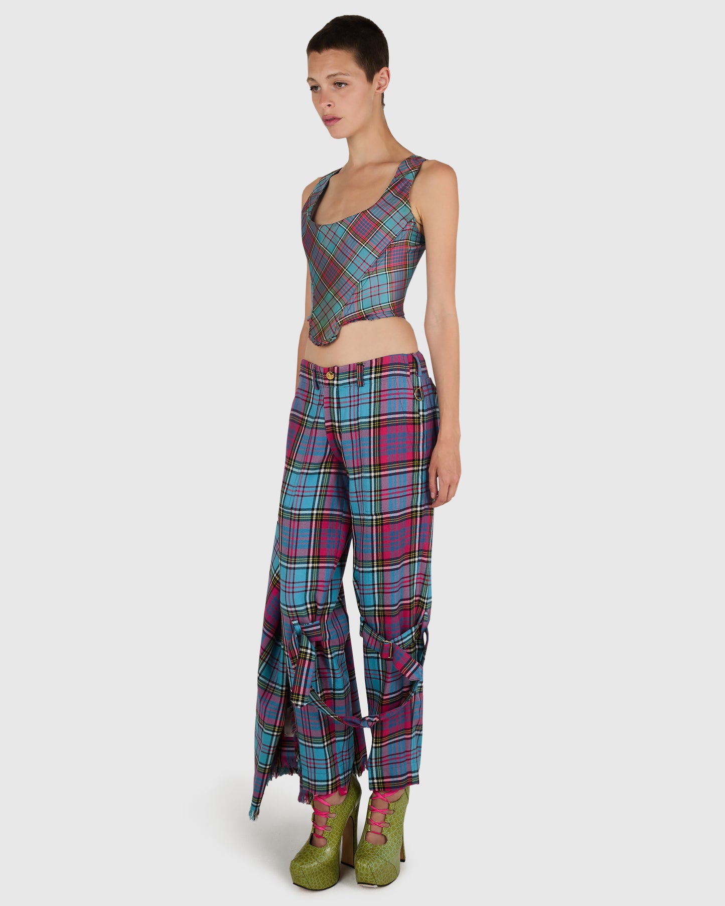 Vintage Vivienne Westwood A/W 1993–94 Tartan Three-Piece Set