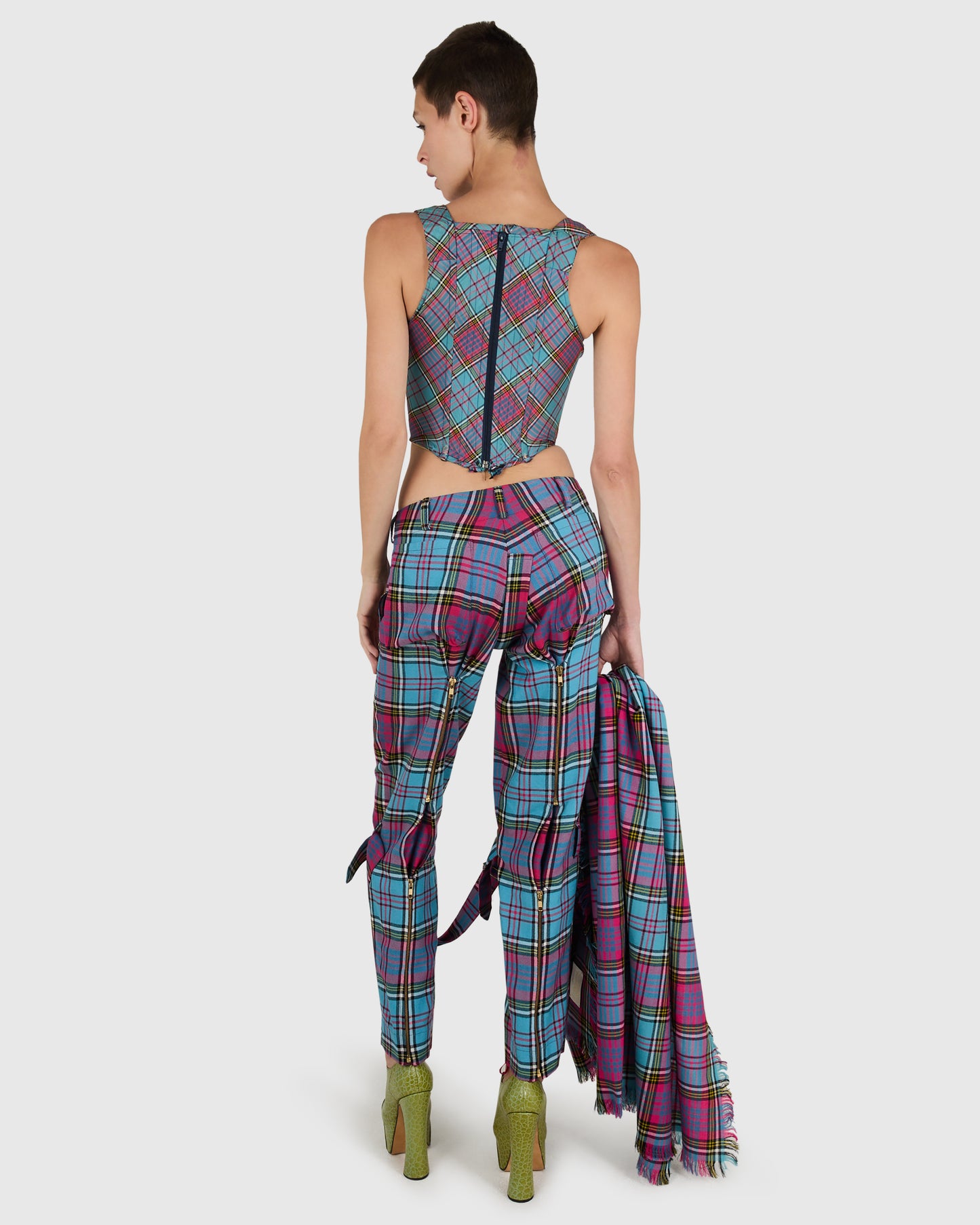 Vintage Vivienne Westwood A/W 1993–94 Tartan Three-Piece Set