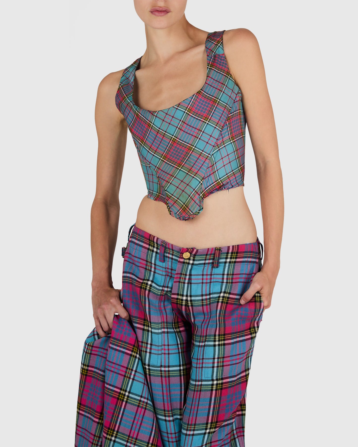Vintage Vivienne Westwood A/W 1993–94 Tartan Three-Piece Set