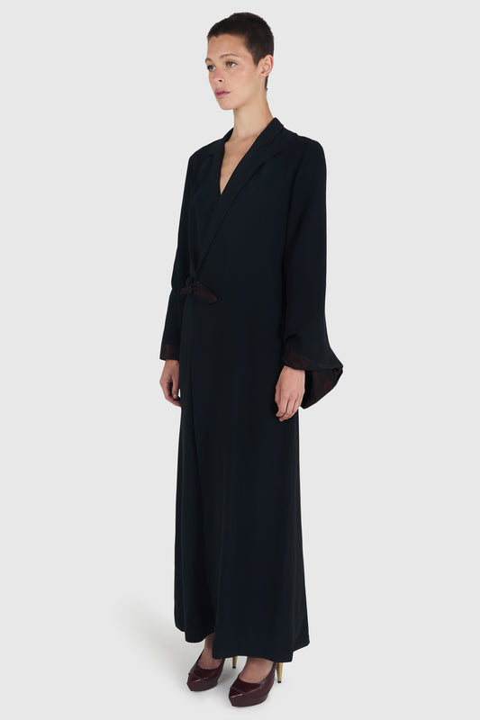 Vintage Jean Paul Gaultier F/W 1997-98 Long Black Kimono